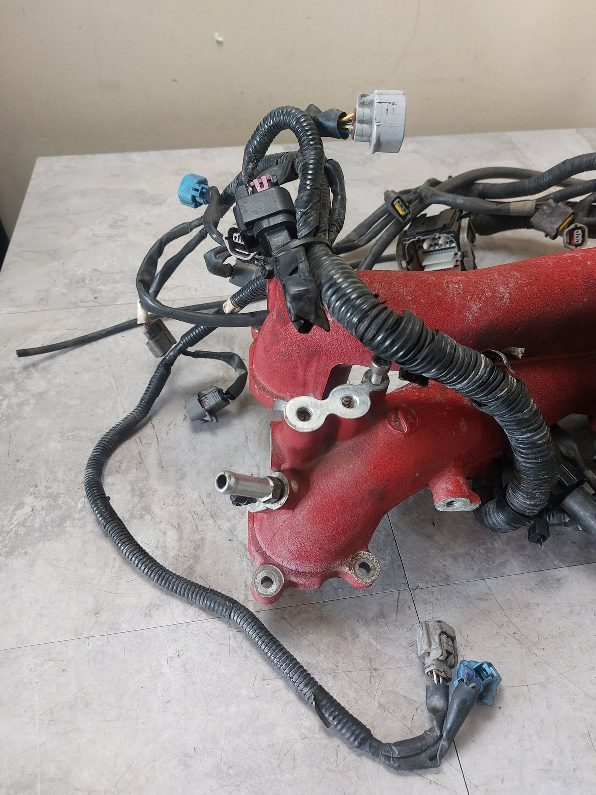 2008-2014 Subaru Impreza WRX STi OEM Intake Manifold Partially Dressed