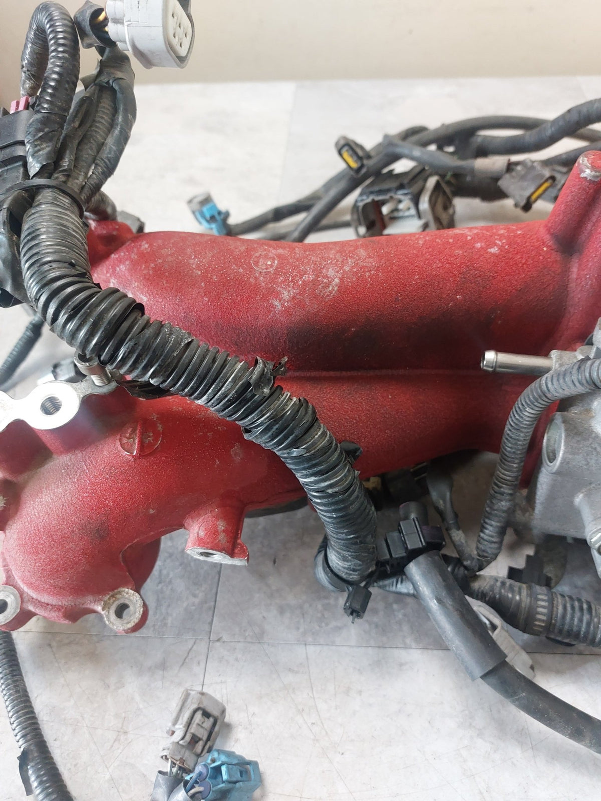 2008-2014 Subaru Impreza WRX STi OEM Intake Manifold Partially Dressed