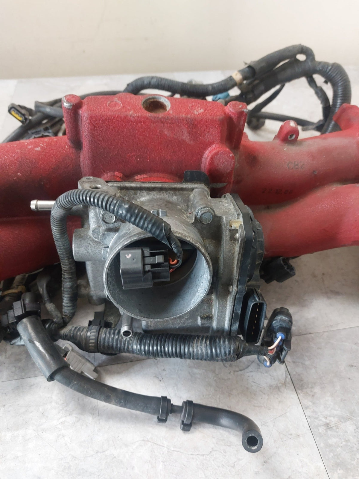 2008-2014 Subaru Impreza WRX STi OEM Intake Manifold Partially Dressed
