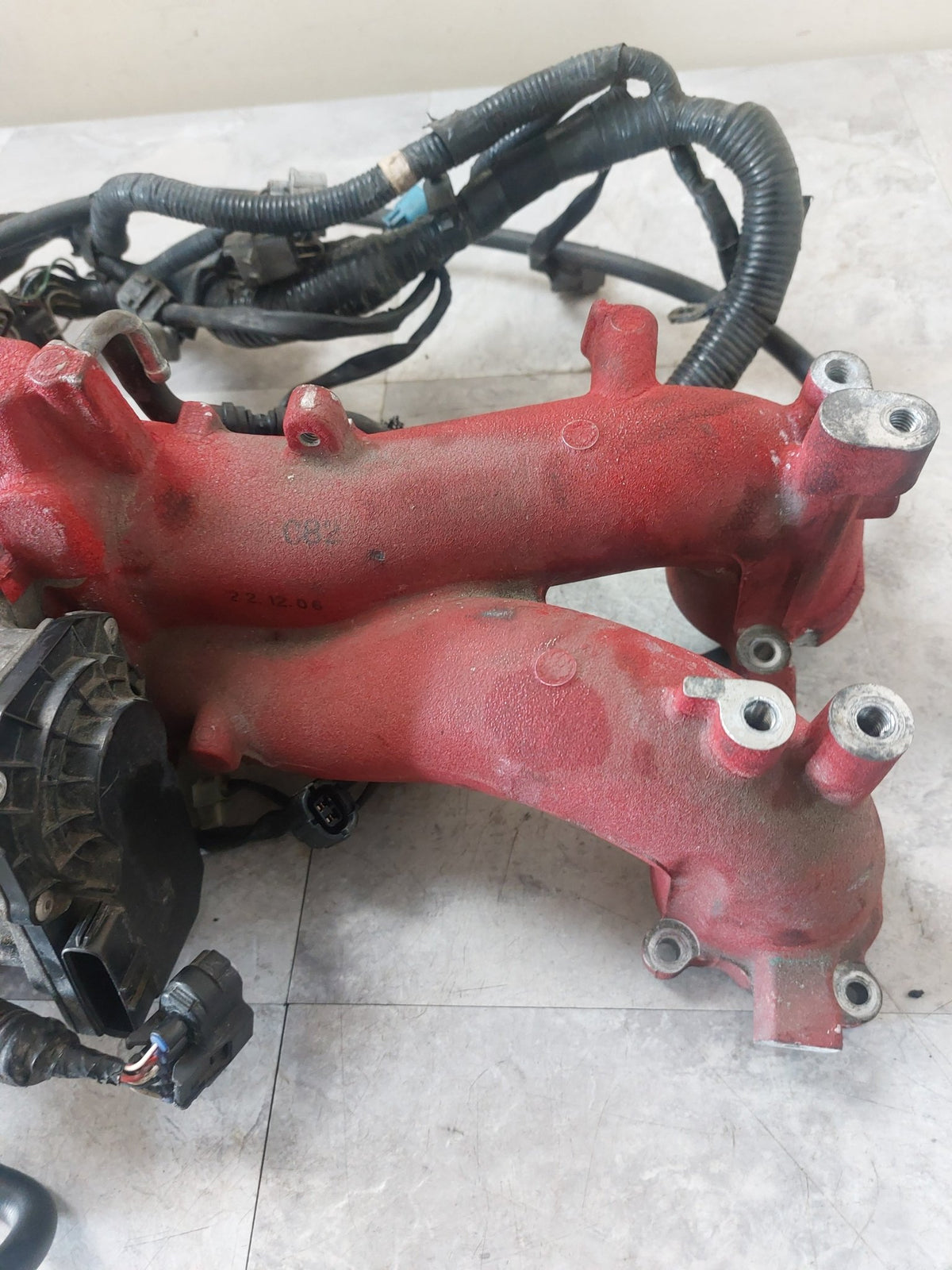 2008-2014 Subaru Impreza WRX STi OEM Intake Manifold Partially Dressed