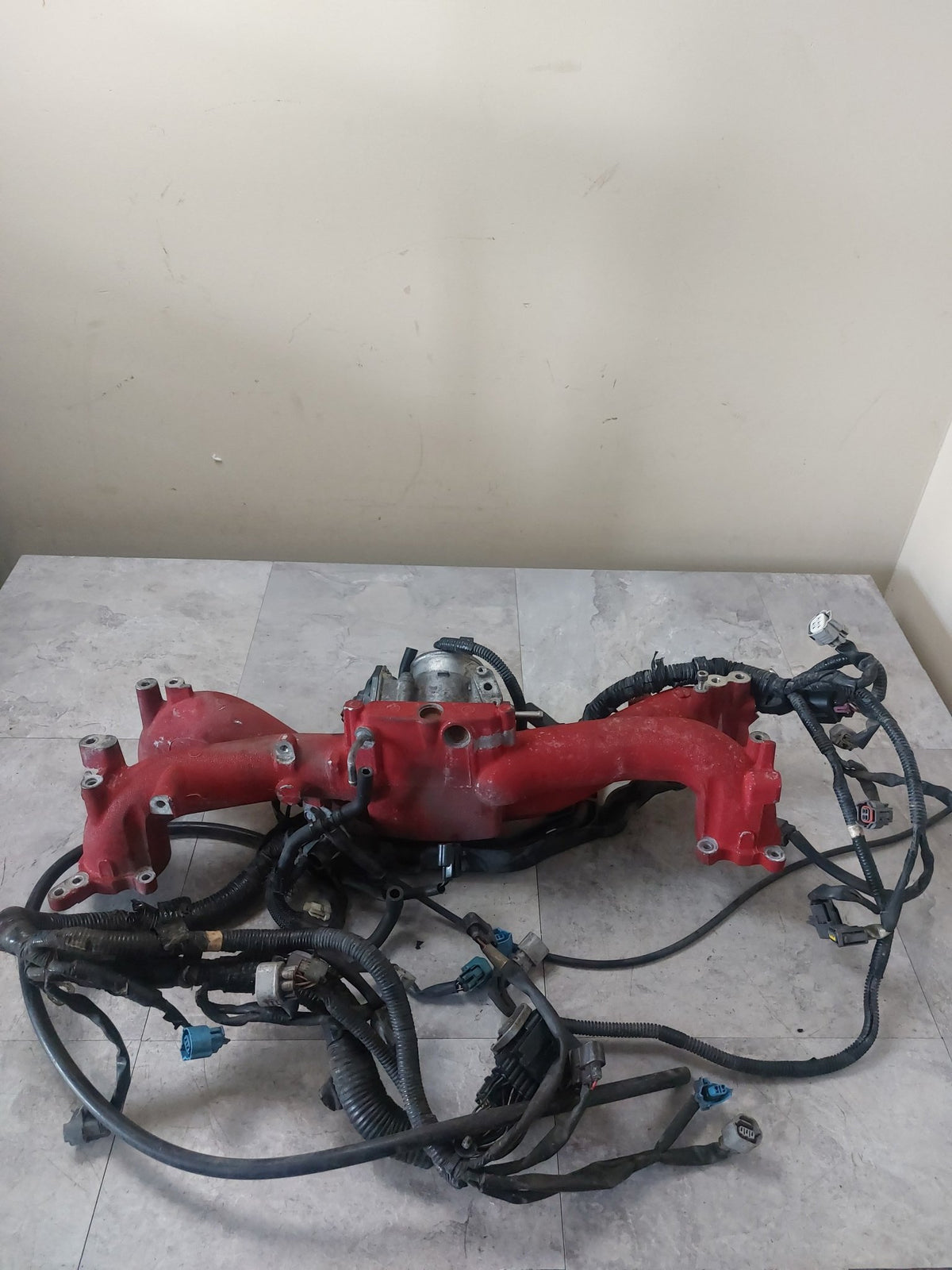 2008-2014 Subaru Impreza WRX STi OEM Intake Manifold Partially Dressed