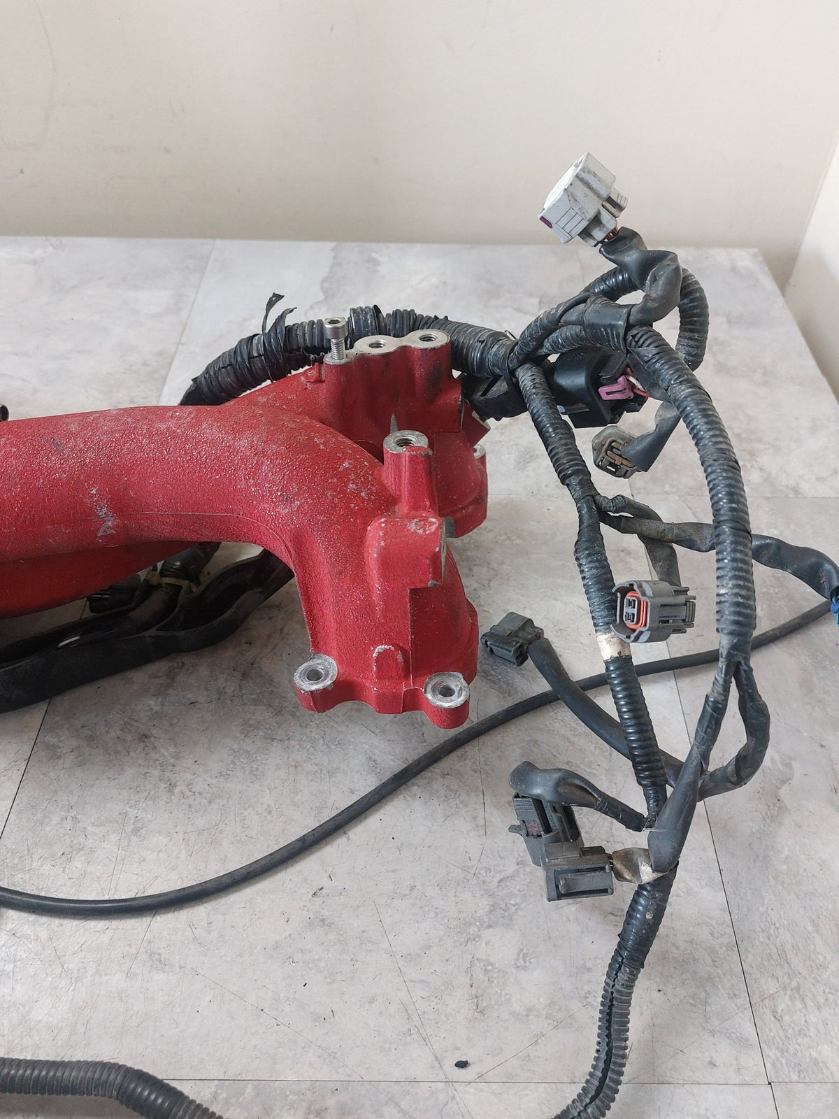 2008-2014 Subaru Impreza WRX STi OEM Intake Manifold Partially Dressed