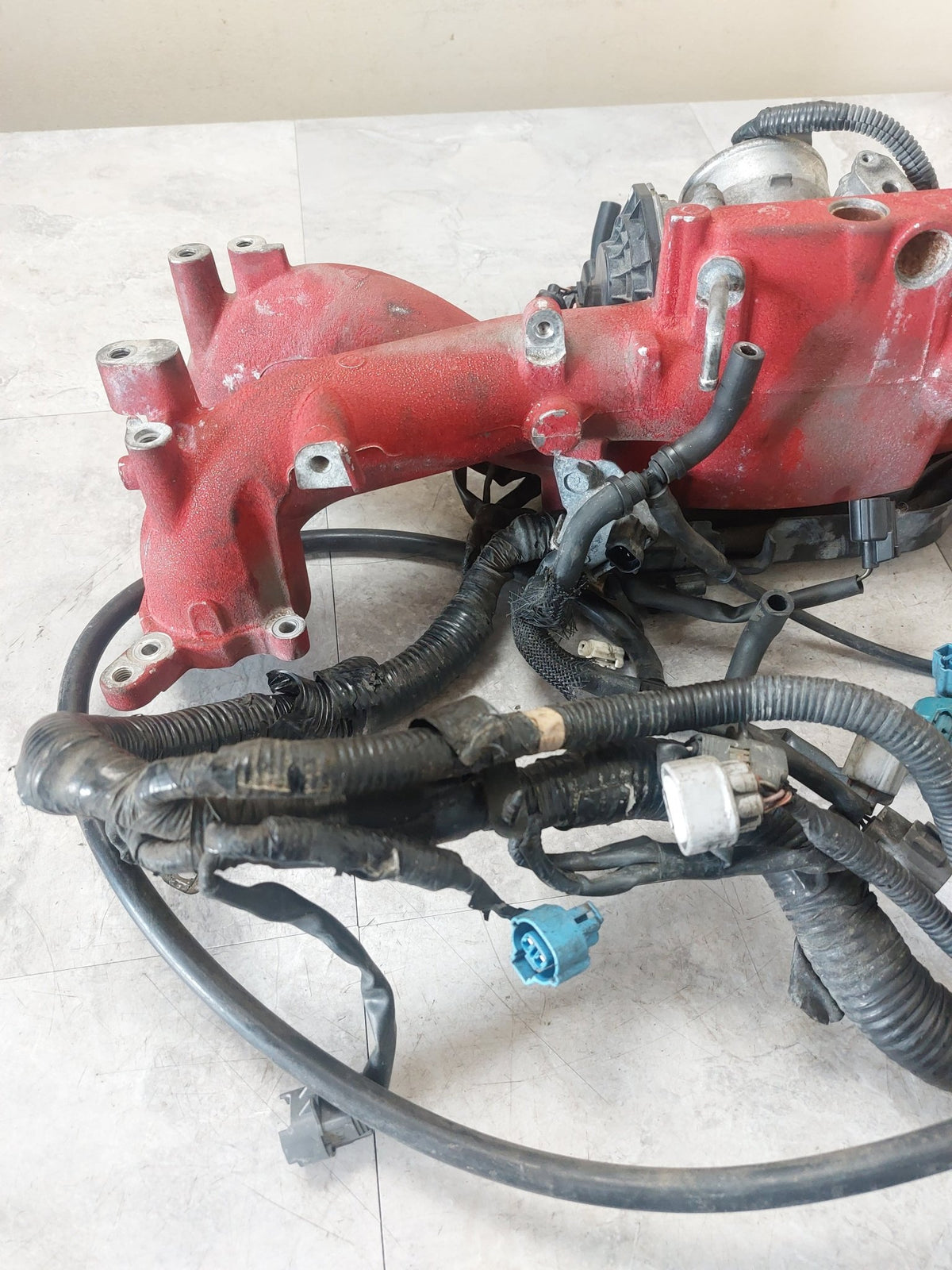 2008-2014 Subaru Impreza WRX STi OEM Intake Manifold Partially Dressed