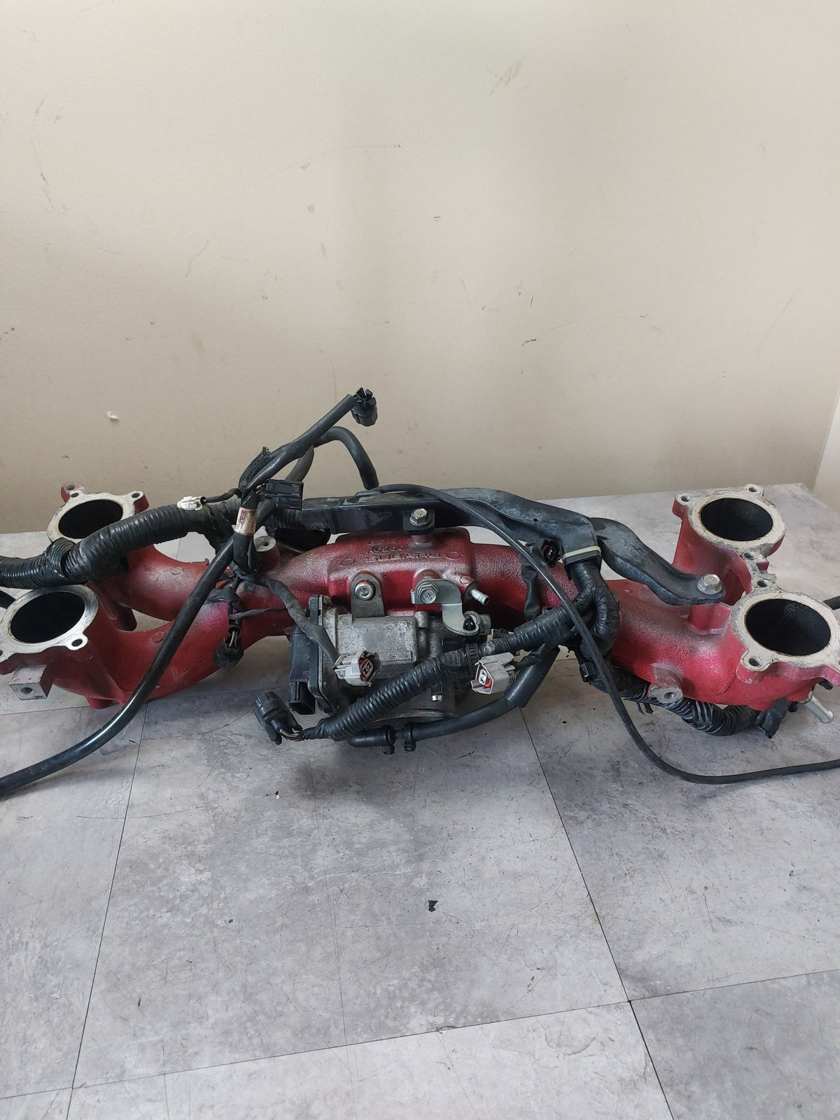 2008-2014 Subaru Impreza WRX STi OEM Intake Manifold Partially Dressed
