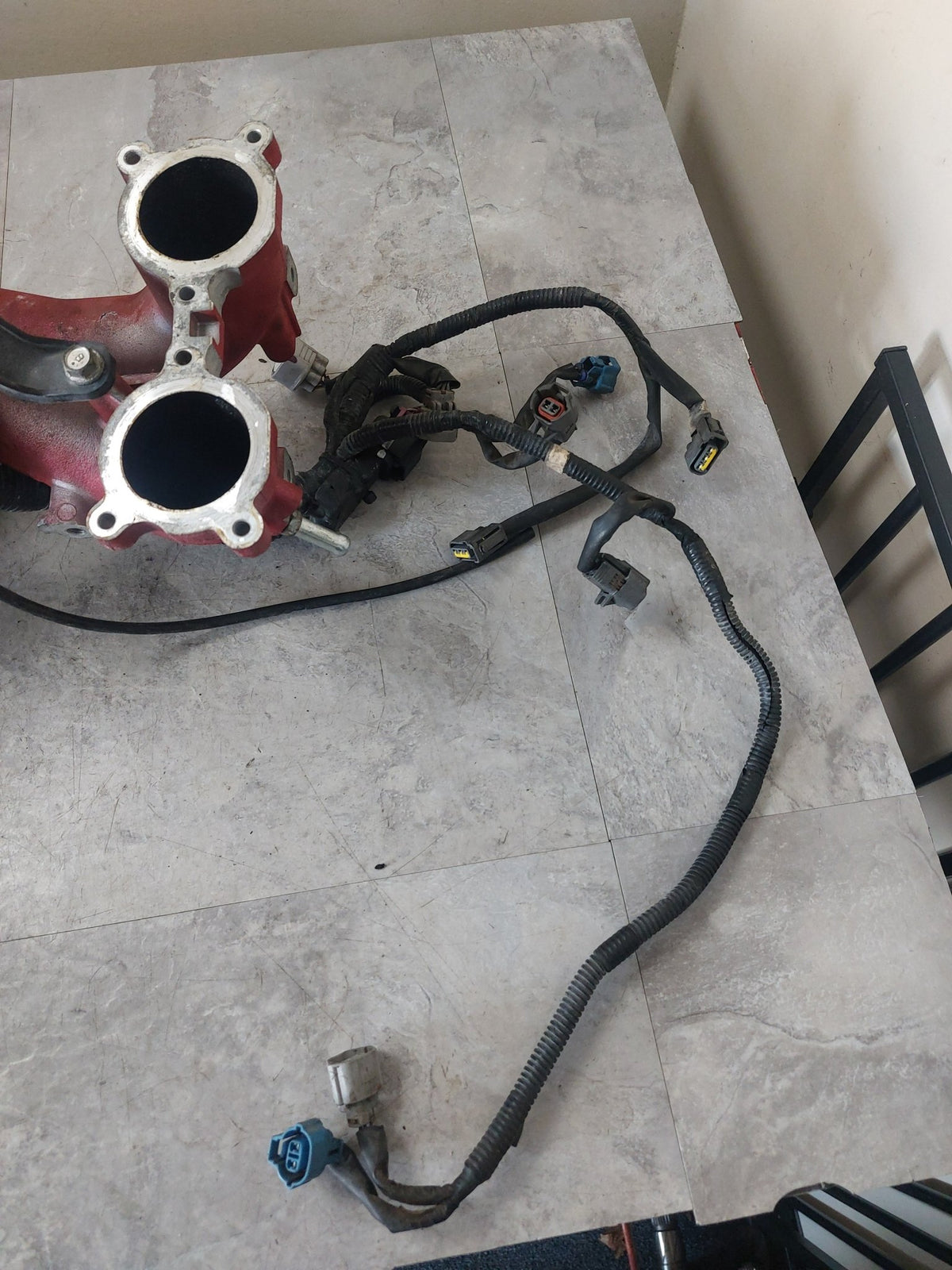 2008-2014 Subaru Impreza WRX STi OEM Intake Manifold Partially Dressed