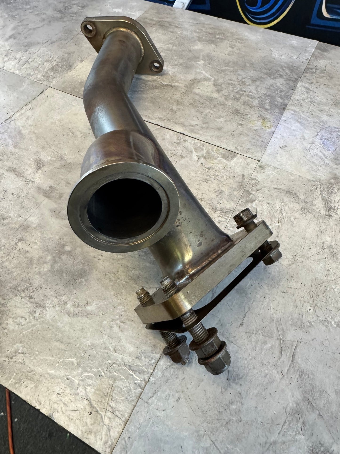 2002-2021 Subaru Perrin Rotated Turbo 2 Bolt T3 44mm V-band Flange Wastegate Wrx/sti