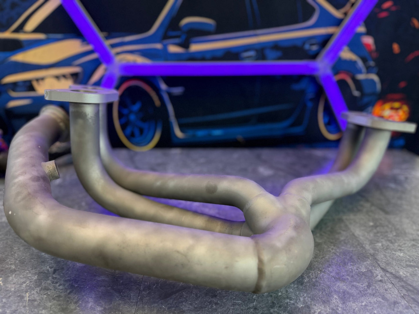 KILLER B Motorsports “ holy header “ ELH equal length header w: tial 38 mm mvs external wastegate kit