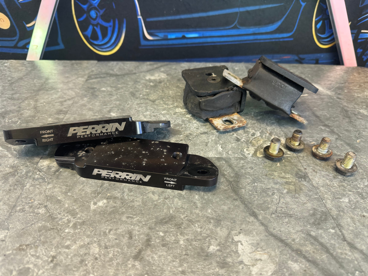 2002-2021 Subaru WRX STi Perrin Performance Motor Mounts Set With Plates