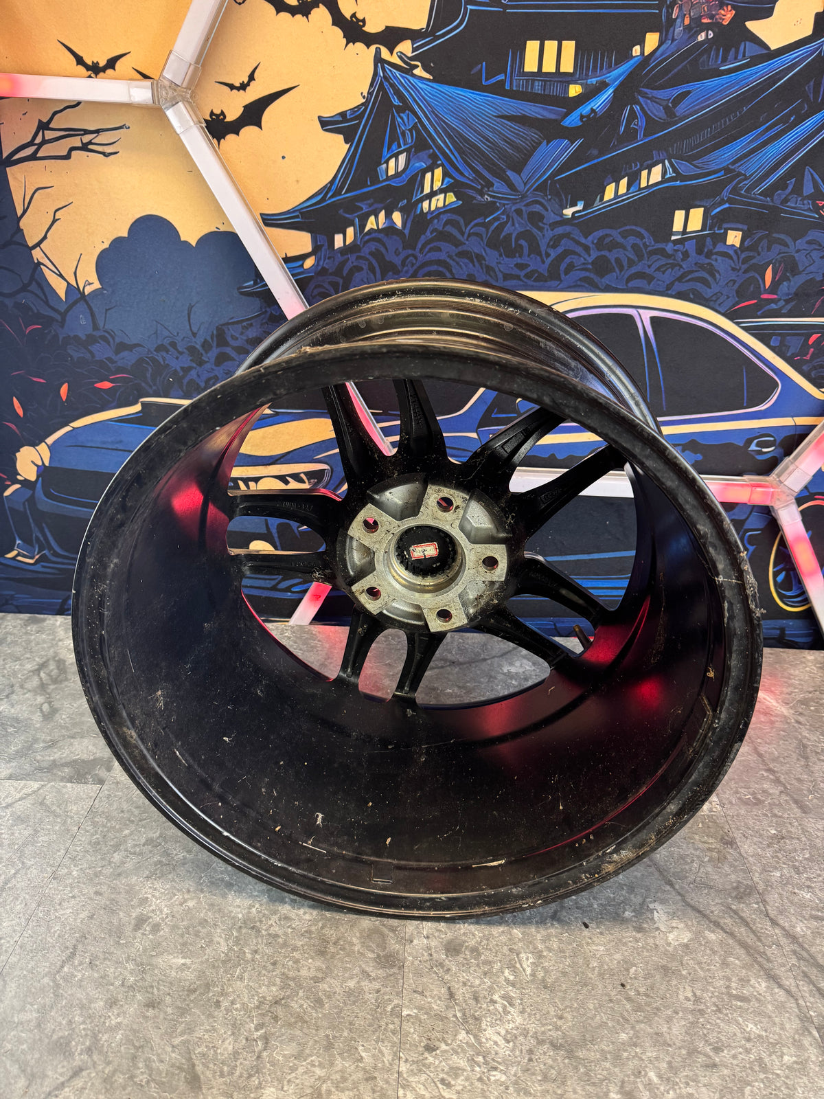 Aftermarket OE CV27 C7 Corvette Stingray Style Wheels Set Of 4 17x9.5 +54 5x120.65