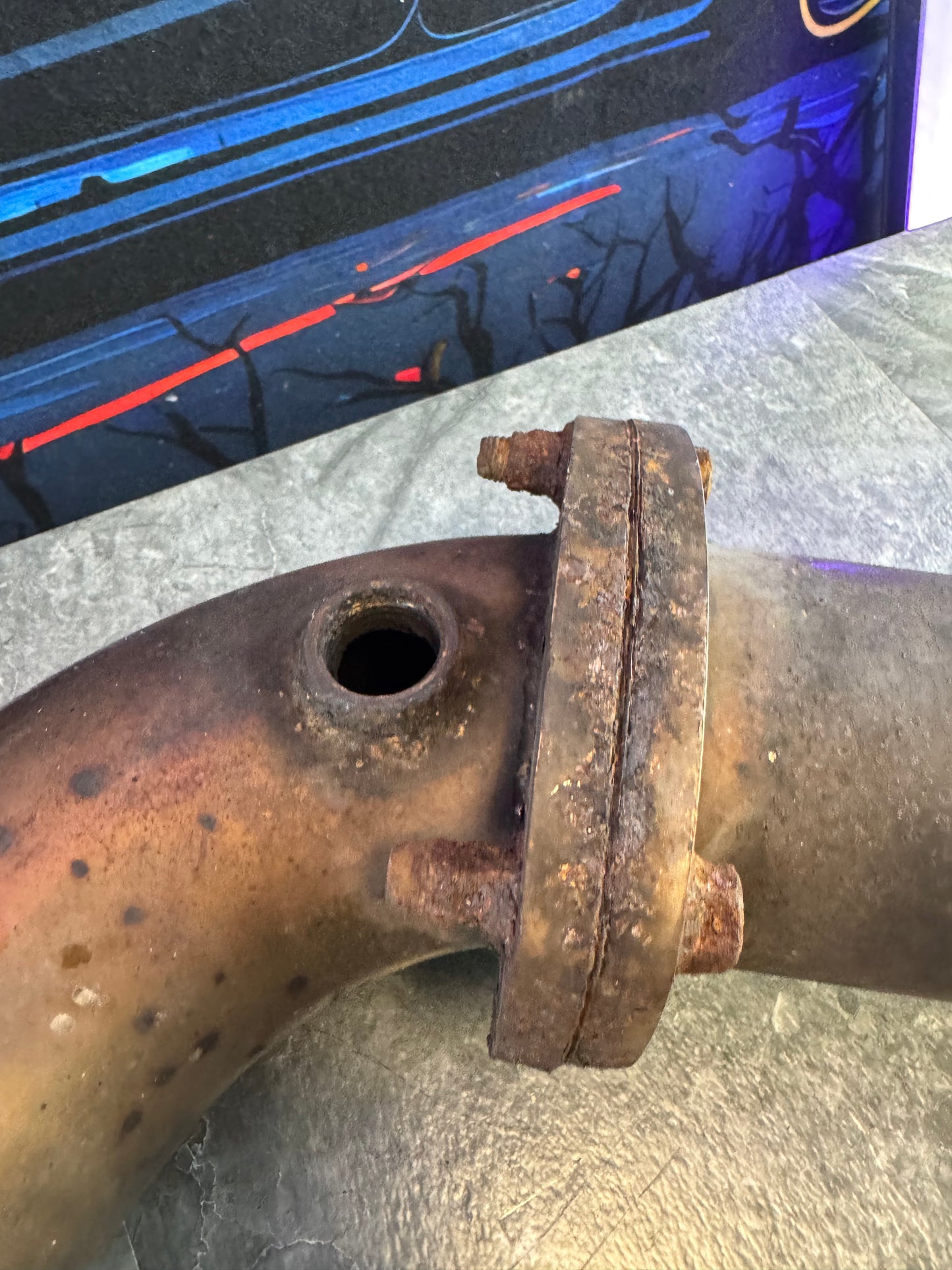 2004-2007 Subaru WRX STi APS Catless Downpipe Dual Bung Rare