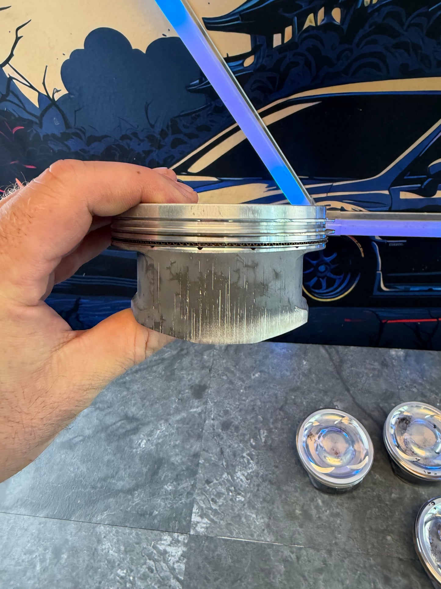 CP pistons forged piston set Subaru wrx and STi ej257 ej255 8.2:1 CR 99.5 MM