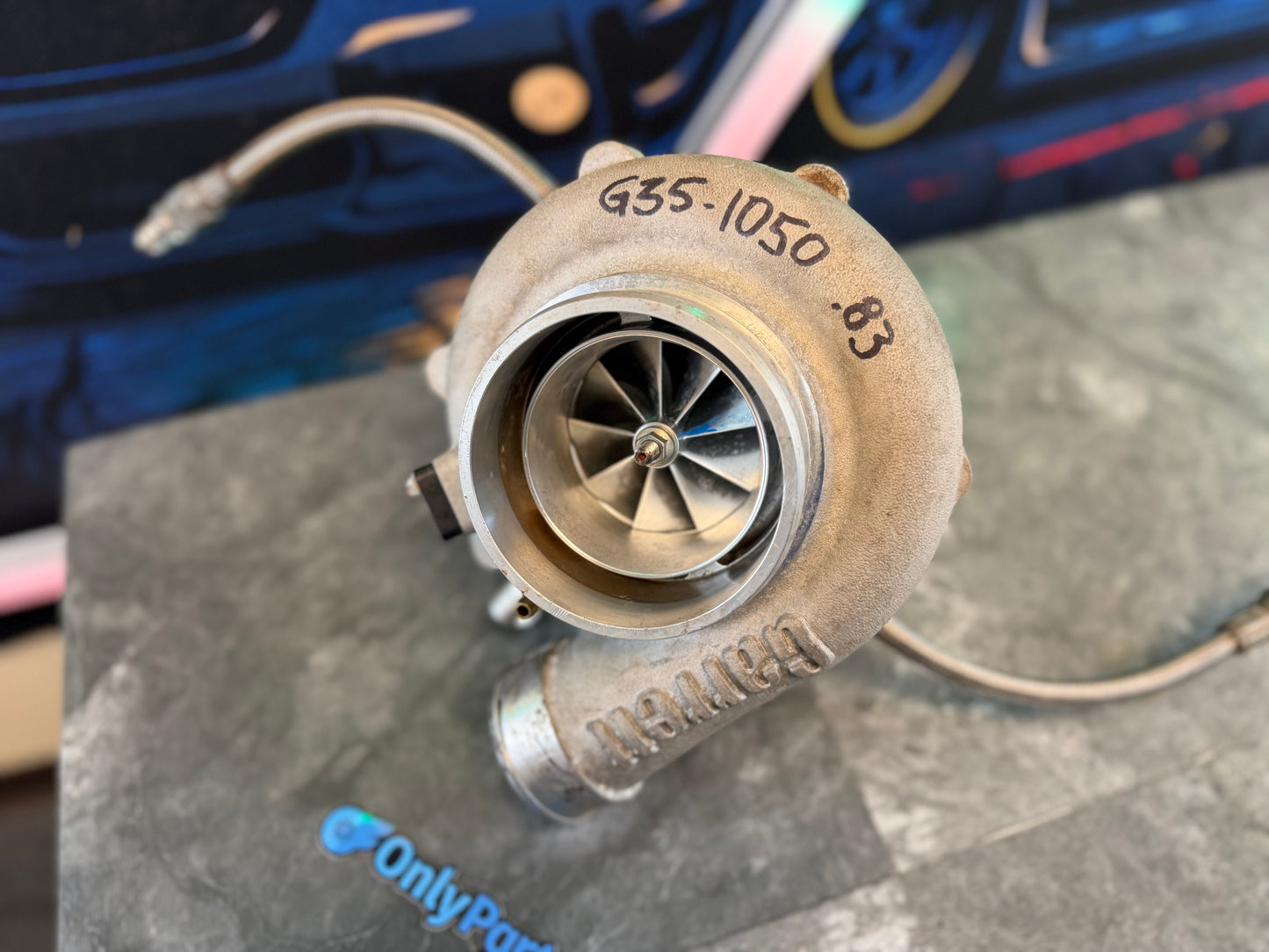 Garrett g35 - 1050 ball bearing turbo for Subaru STi ETS billet 1000 + horsepower IAG outfront