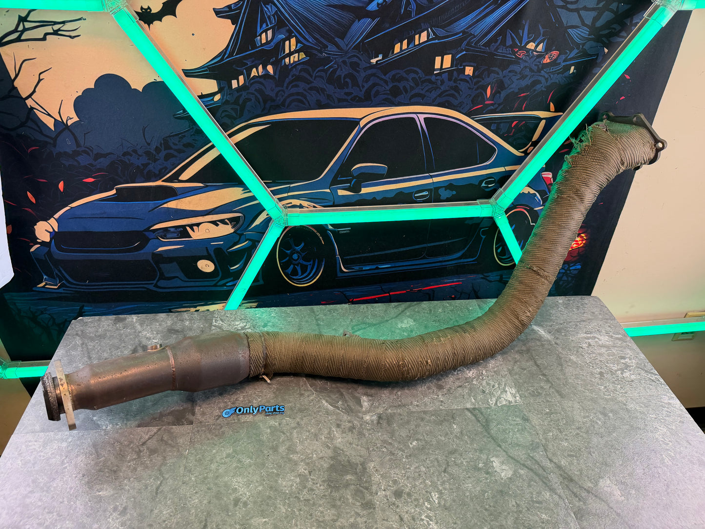 Cobb v1 catted downpipe Subaru STi 2008-2021 ej257 wrx 08-14 ej255 ( has 2 o2 bungs )