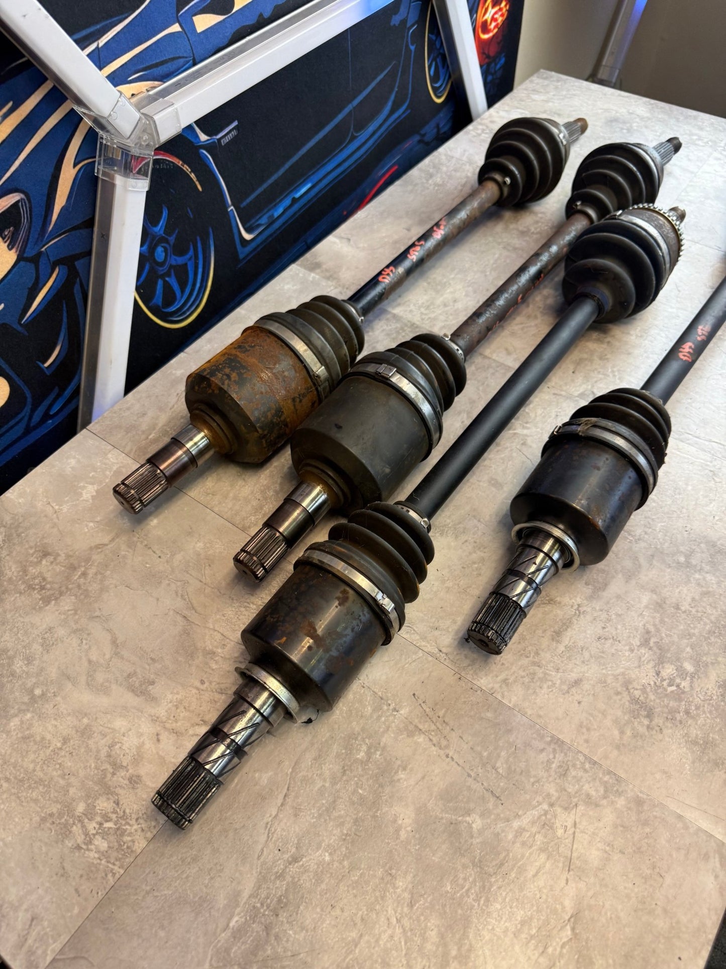 DSS Subaru STi driveshaft shop 800 hp axles axle front & rear 2005-2007 5x114 STi