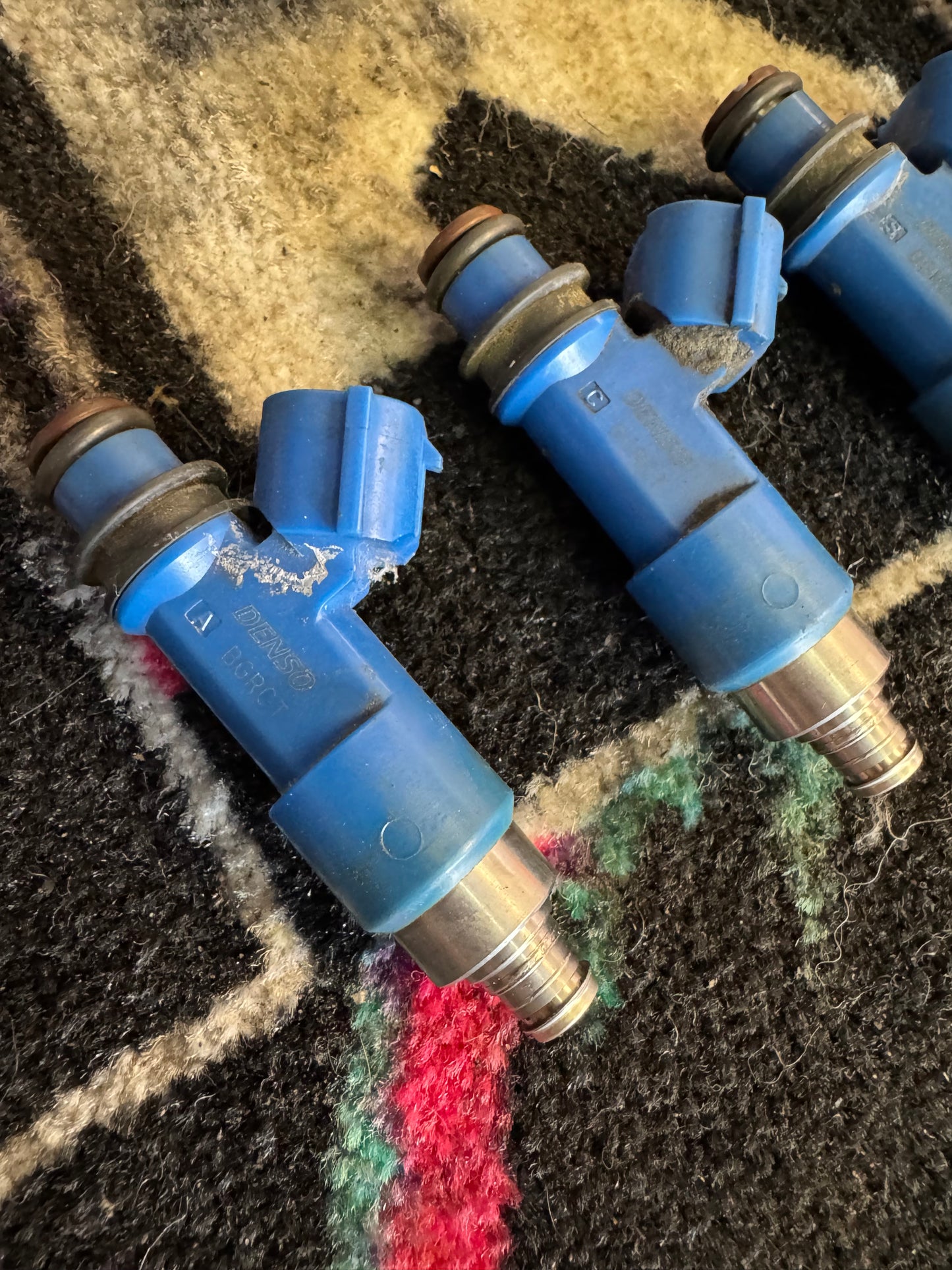 2007-2021 Subaru WRX STi OEM Denso STi Blue Injectors 565cc J3