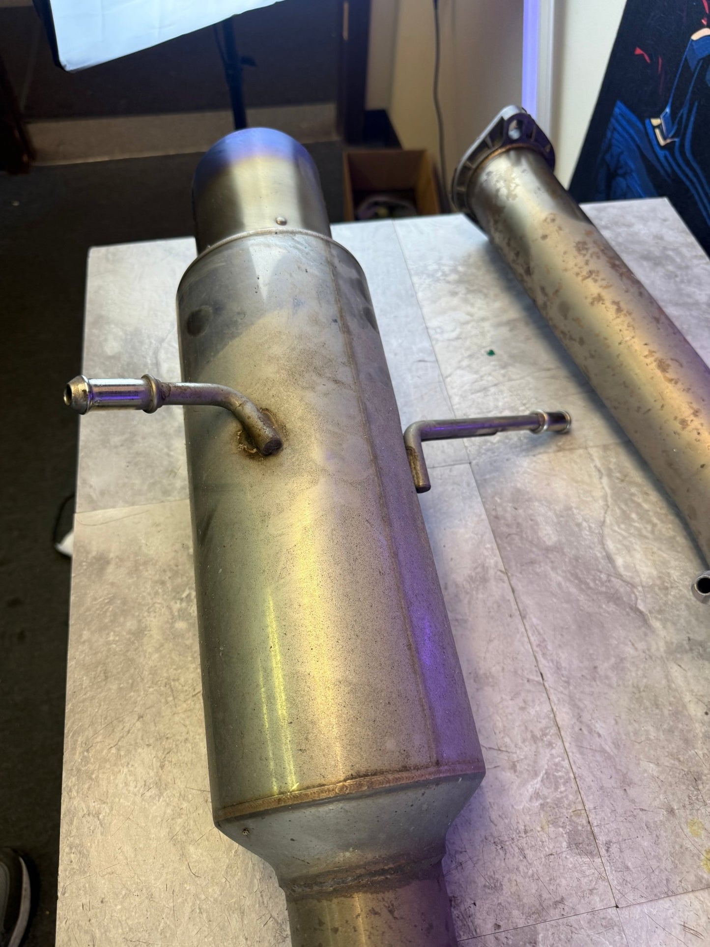 Invidia N1 cat back TI tip race mid pipe& axle back Subaru   Exhaust For 02-07 WRX/STi