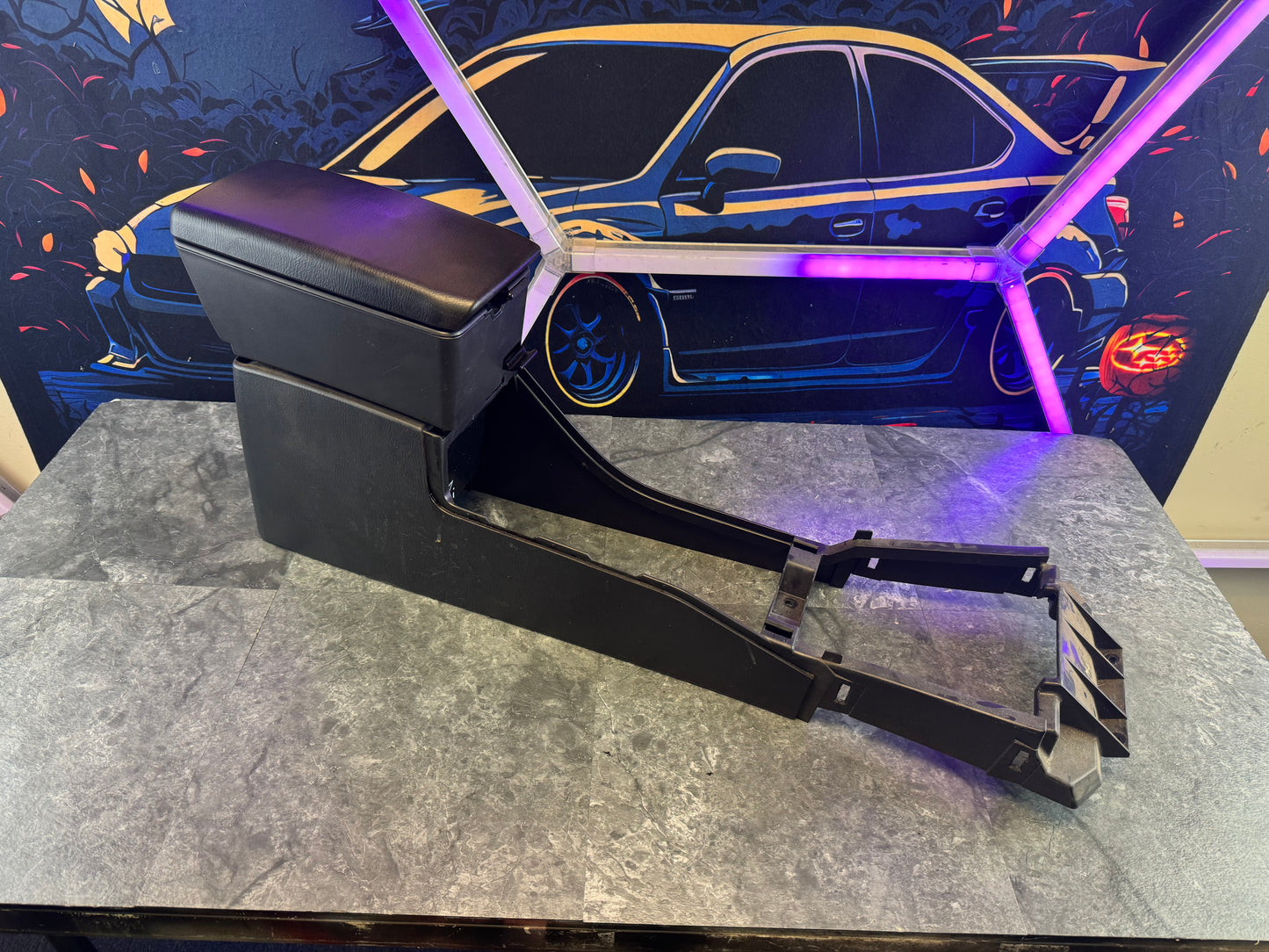 2005-2007 Subaru Impreza WRX STI Black Center Console Rest Trim Middle