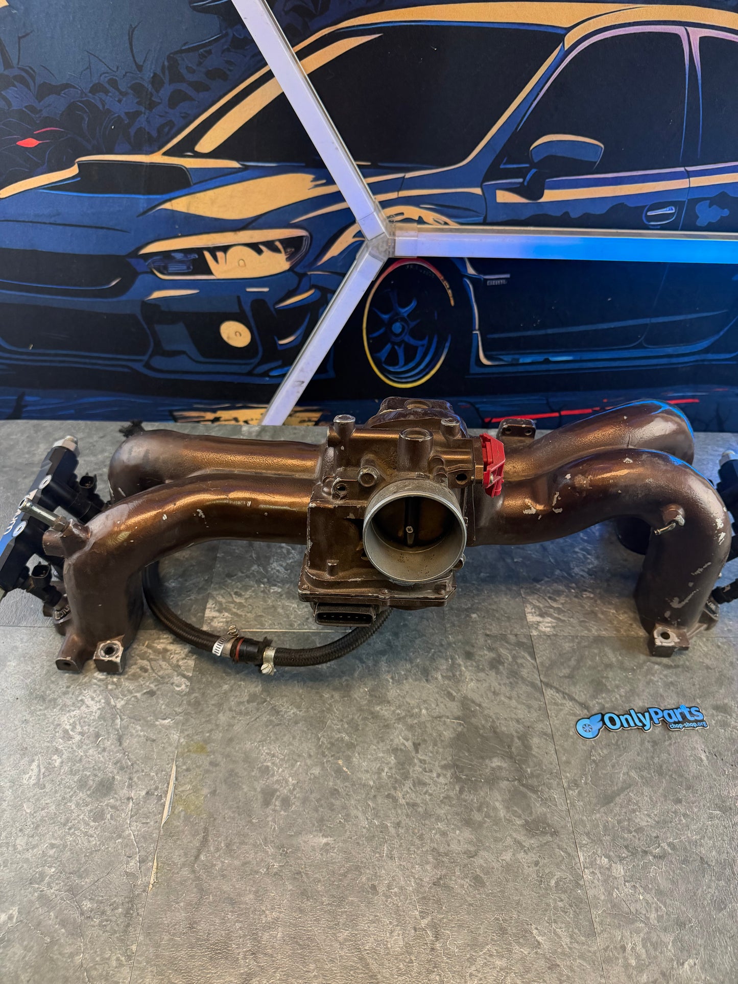 LONGRUNNER intake manifold Subaru STi 08-21 w/ Omni 5 bar map sensor , radium fuel rails , ID 1000 CC injectors