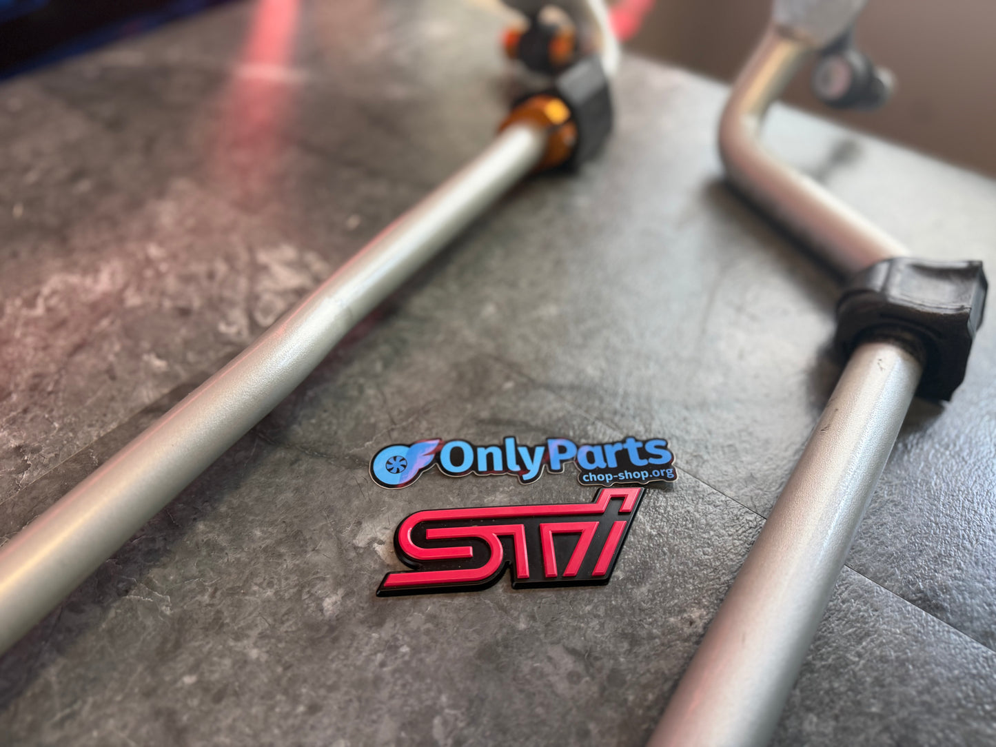 WHITELINE front and rear sway bars 2015 - 2021 STi 22 mm & 26 MM w/ end links NICE SHAPE