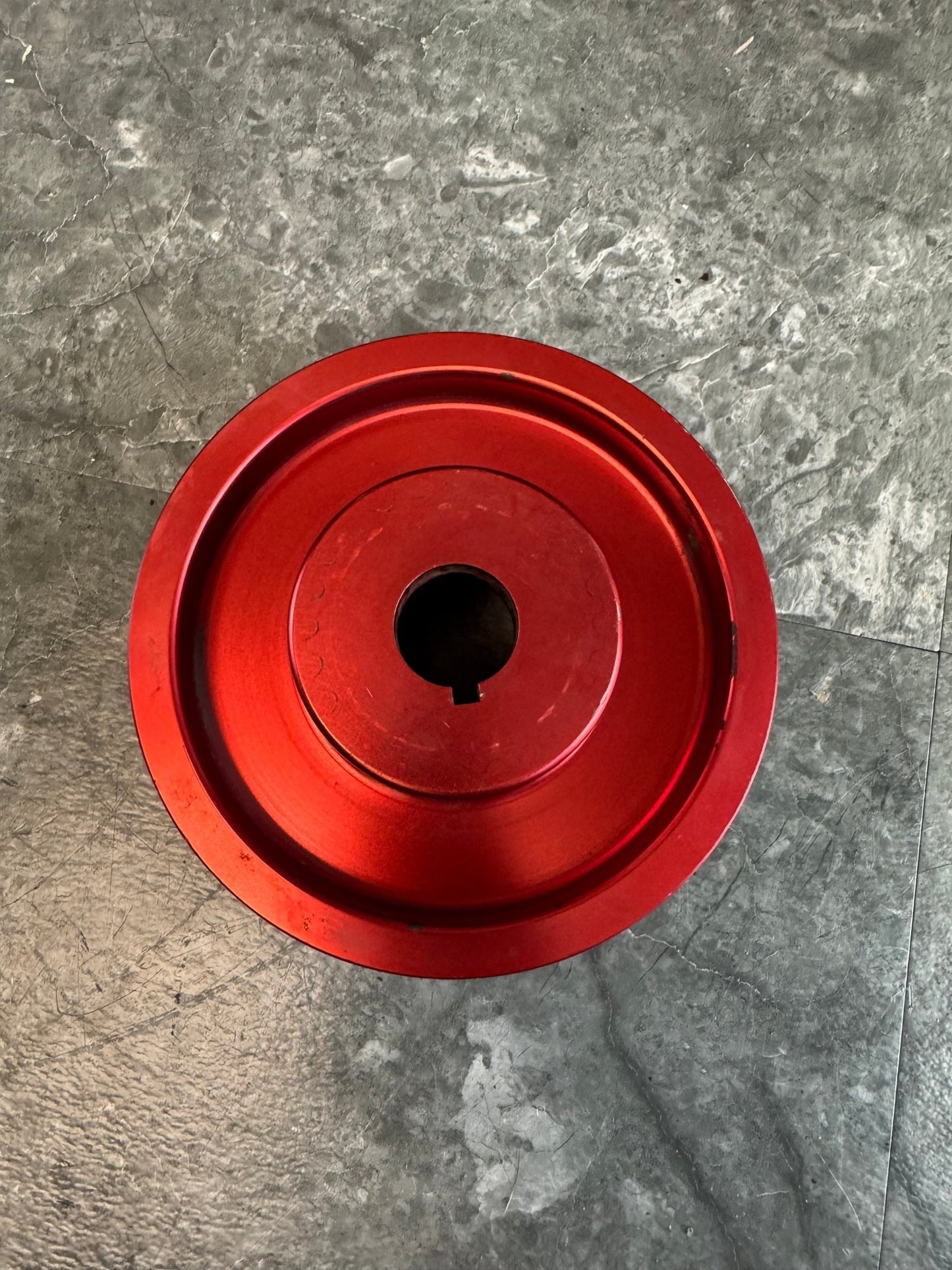 2004-2021 Subaru STi / 2002-2014 Subaru WRX Grimmspeed Light Weight Crank Pulley Red