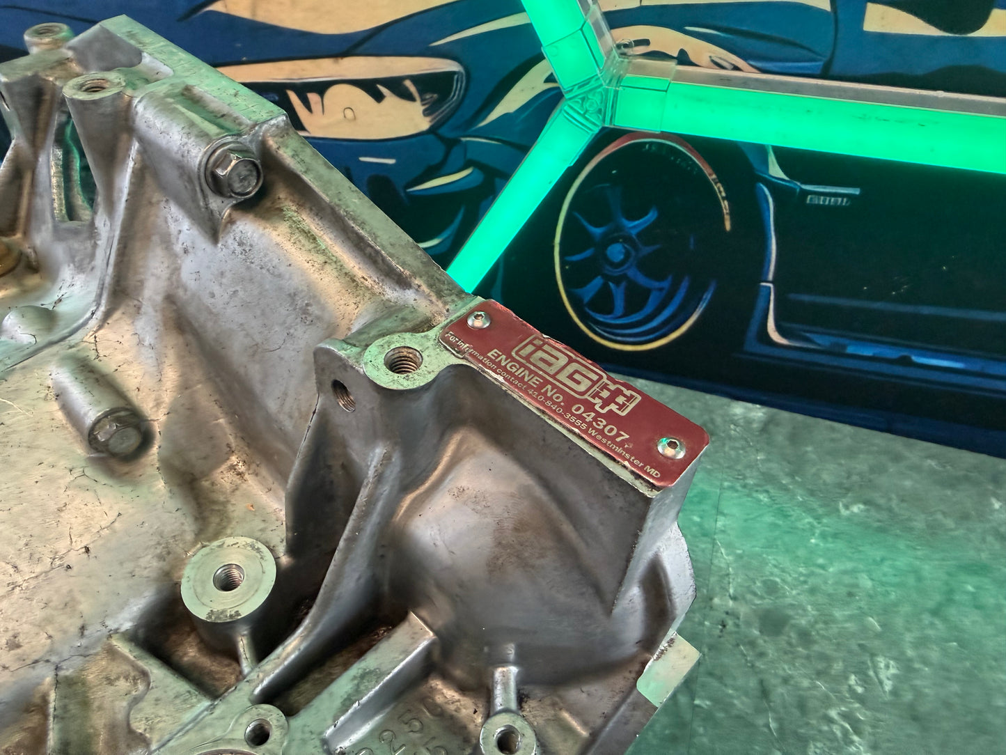 IAG “ Trojan “ EJ257 closed deck built & forged short block engine Subaru STi 1/2” drilled Manley ARP wrx 750 950
