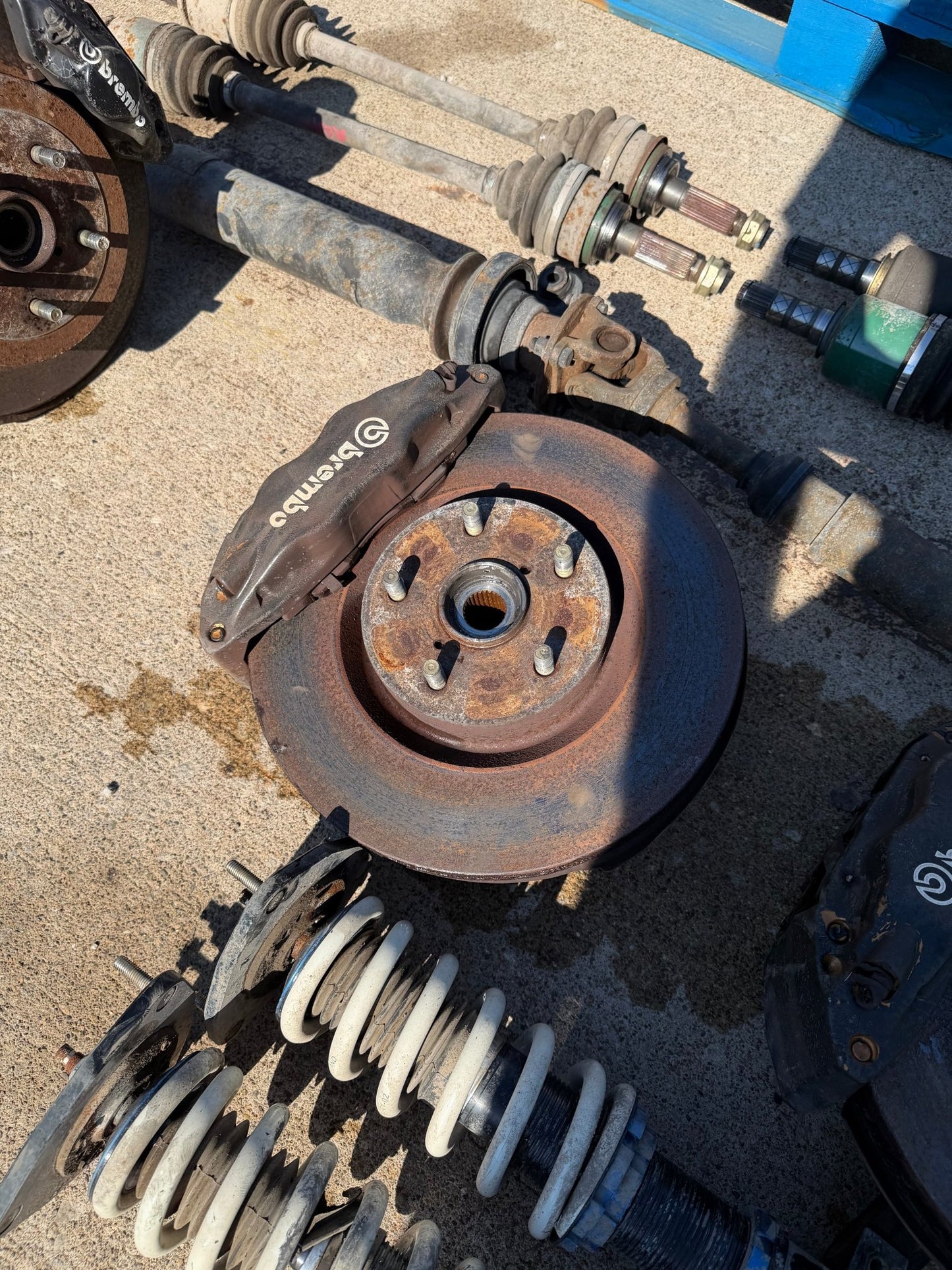 2002 - 2007 wrx 04-07 subaru  STi 6 speed transmission swap package for wrx DCCD brembos r 180 I wire
