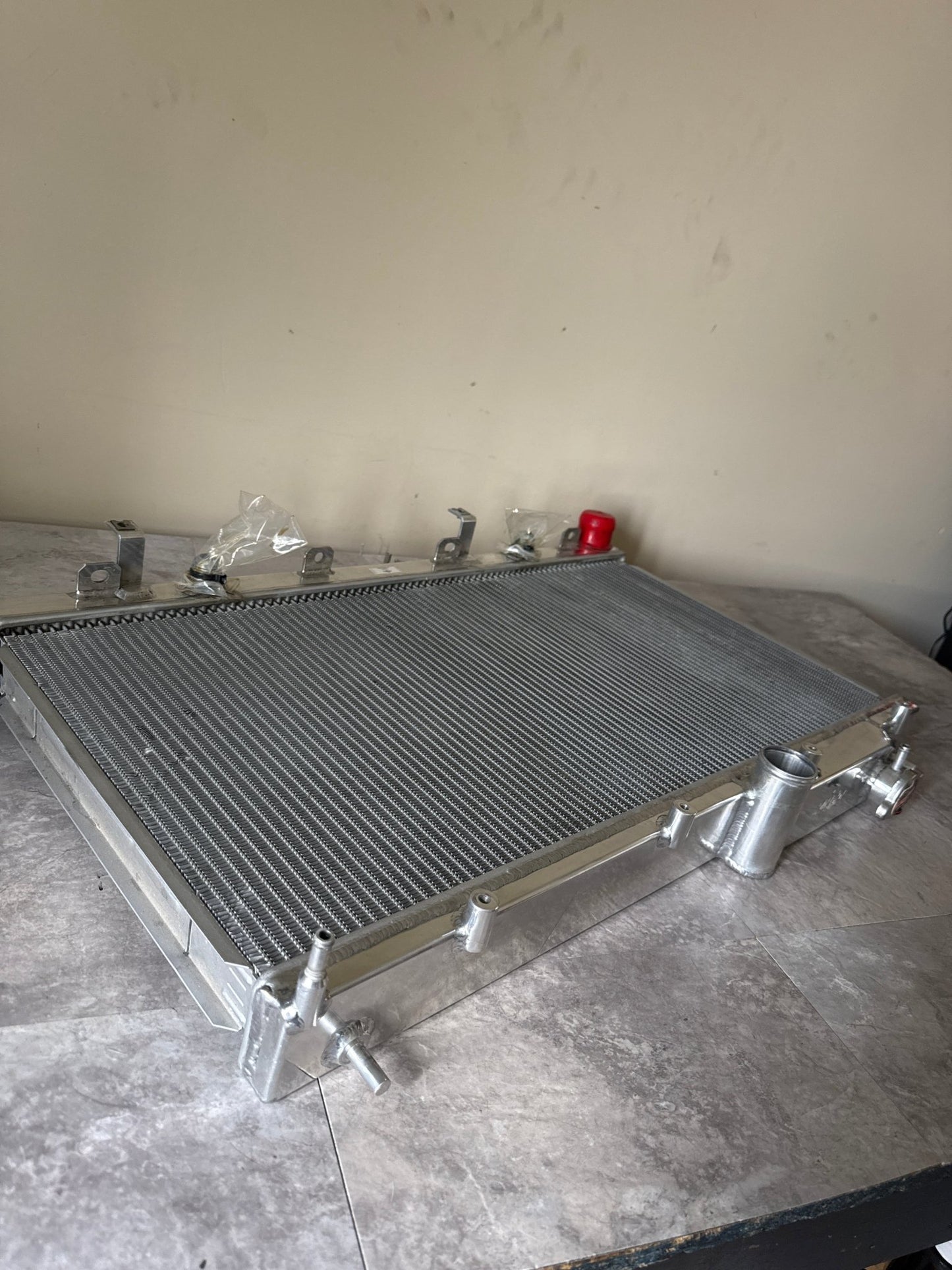 08-14 Subaru WRX / STi & 15 - 21 STi w/ built-in Oil Cooler All-Aluminum Radiator & Custom Greddy Cooler Setup