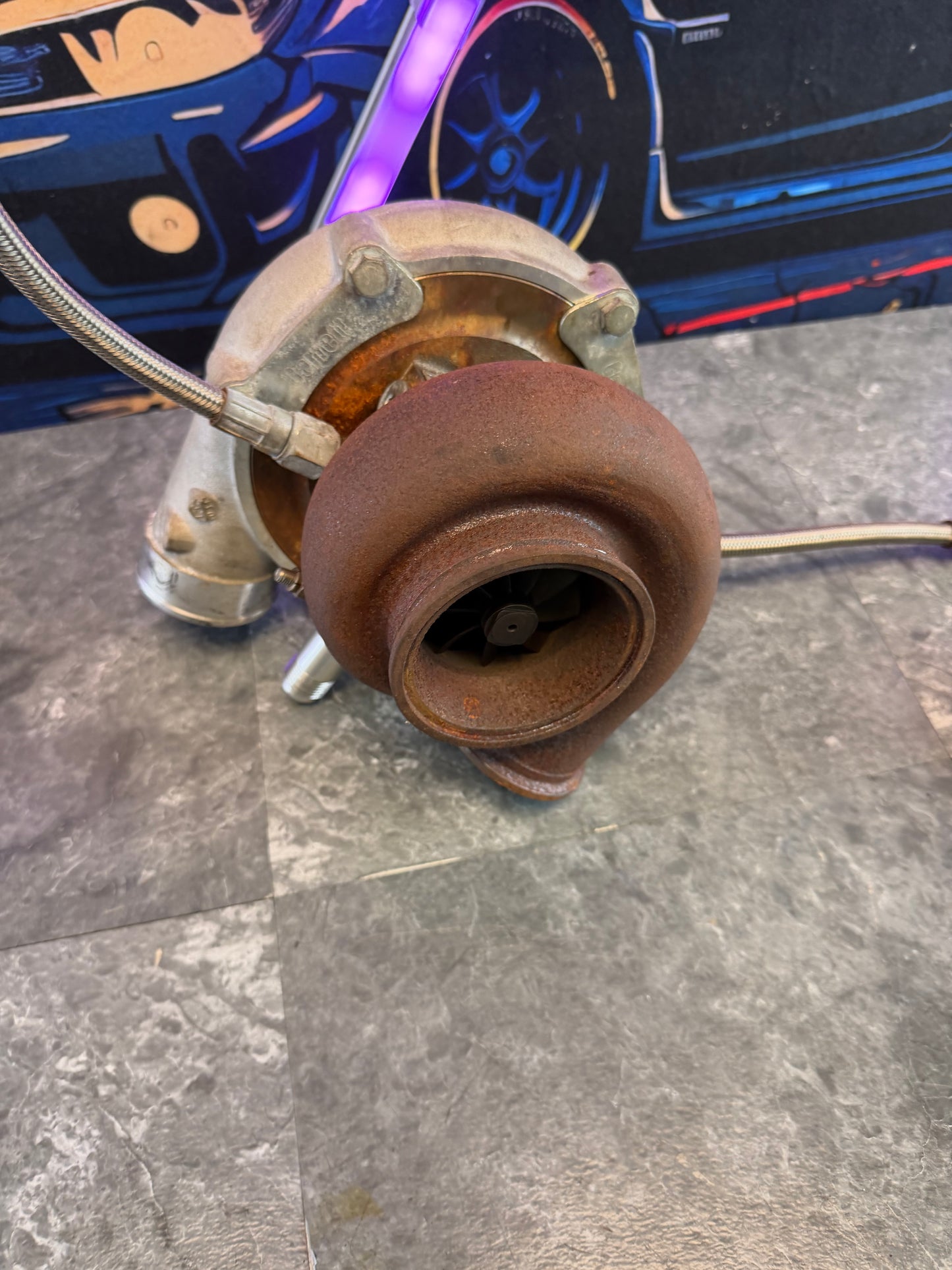 Garrett g35 - 1050 ball bearing turbo for Subaru STi ETS billet 1000 + horsepower IAG outfront