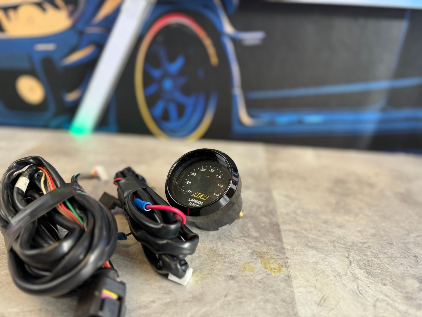 AEM digital wideband 02 sensor gauge Subaru wrx & STi lambda ratio w/ Bosch oxygen sensor