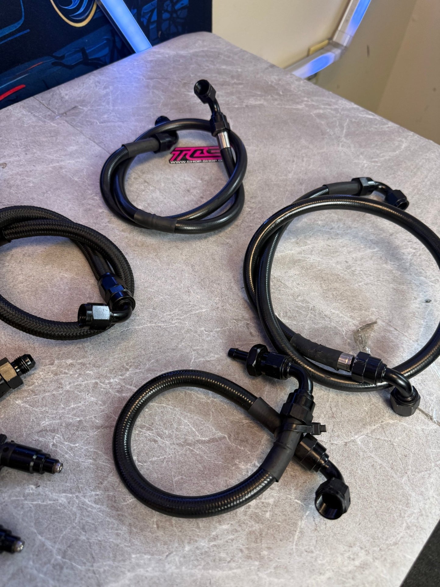 DW fuel kit “ side feed conversion “ 2004 - 2006 SUBARU STi & 2002 - 2007 WRX TGV’s , LINES , FUEL LAB FPR & 1200 CC injectors