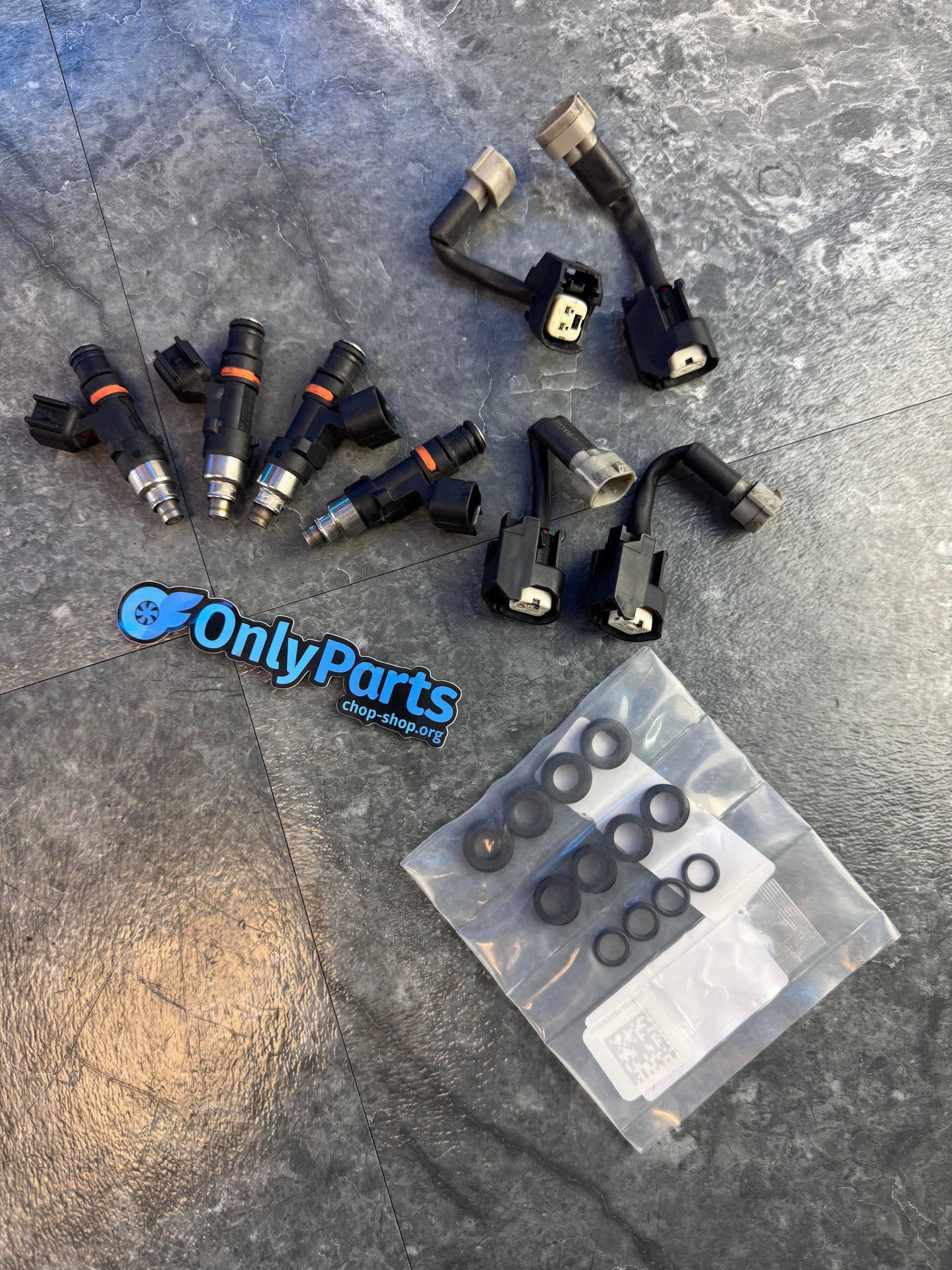 2007-2021 Subaru WRX STi DW DeatschWerks 1000cc Top Feed Fuel Injectors With Pigtails And O-Rings Kit