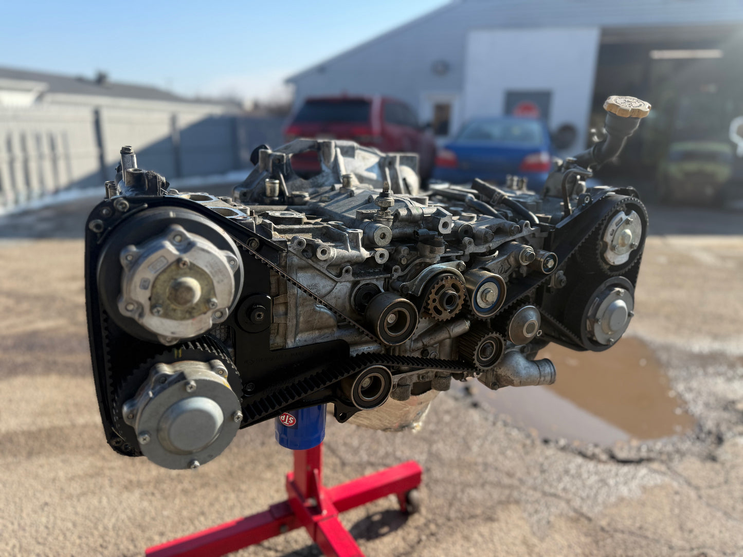 W25 EJ257 Subaru STi 2008 - 2021 dual avcs engine boxer motor longblock w/ arp head studs & oem head gaskets