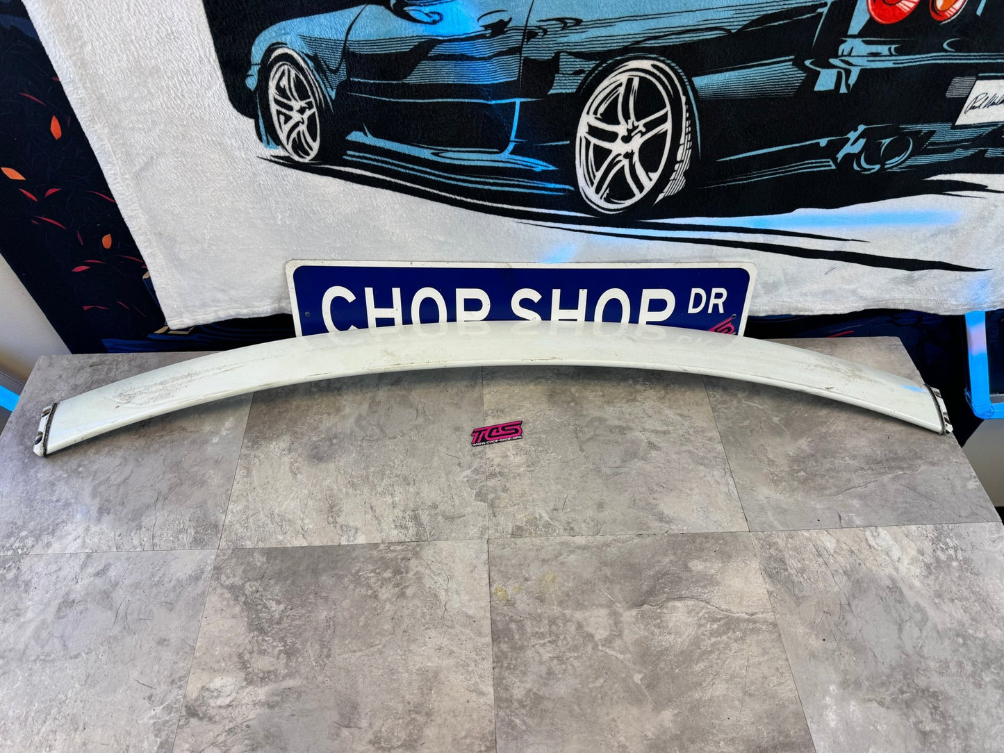 2002-2007 Subaru WRX STi OEM Rear Roof Spoiler Wing Center Spoiler (Strut Room)