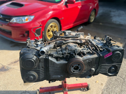 Subaru STi b25 EJ257 tested engine longblock motor SAVCS