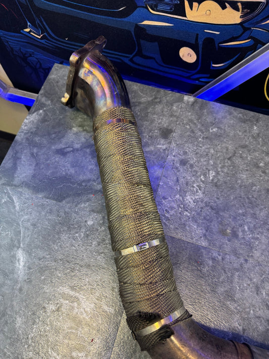 2002-2007 Subaru WRX / 2004-2007 Subaru WRX STi Tomei Catless Bellmouth Extreme ST Performance Dual Bung Downpipe N5