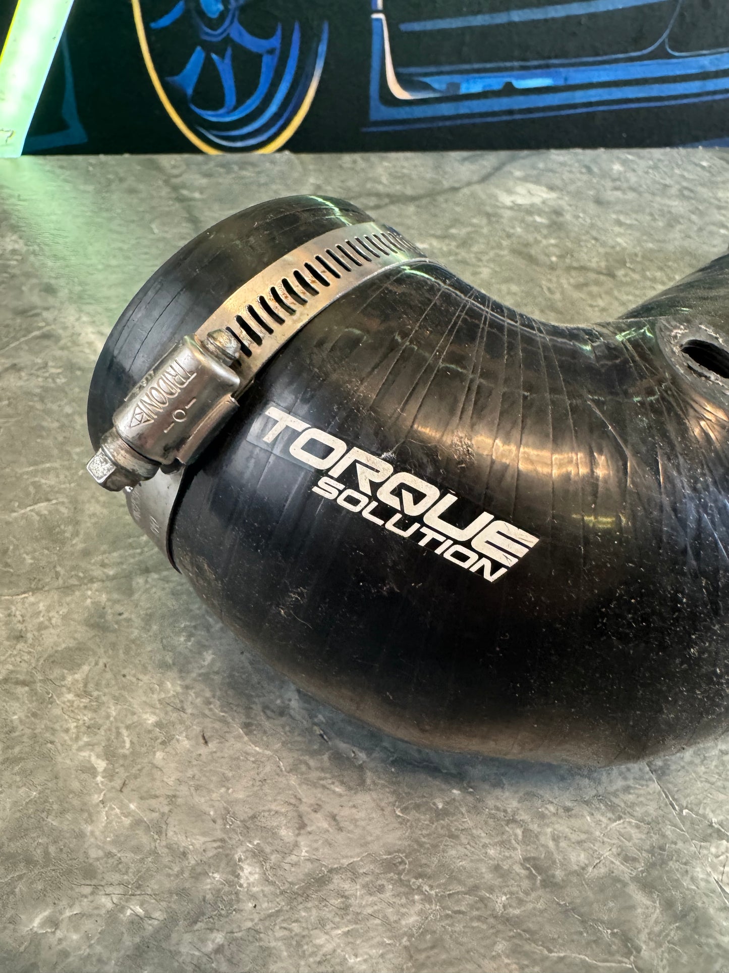 2008-2021 Subaru WRX STi Torque Solution 84mm Turbo Inlet FP Turbo Size Black