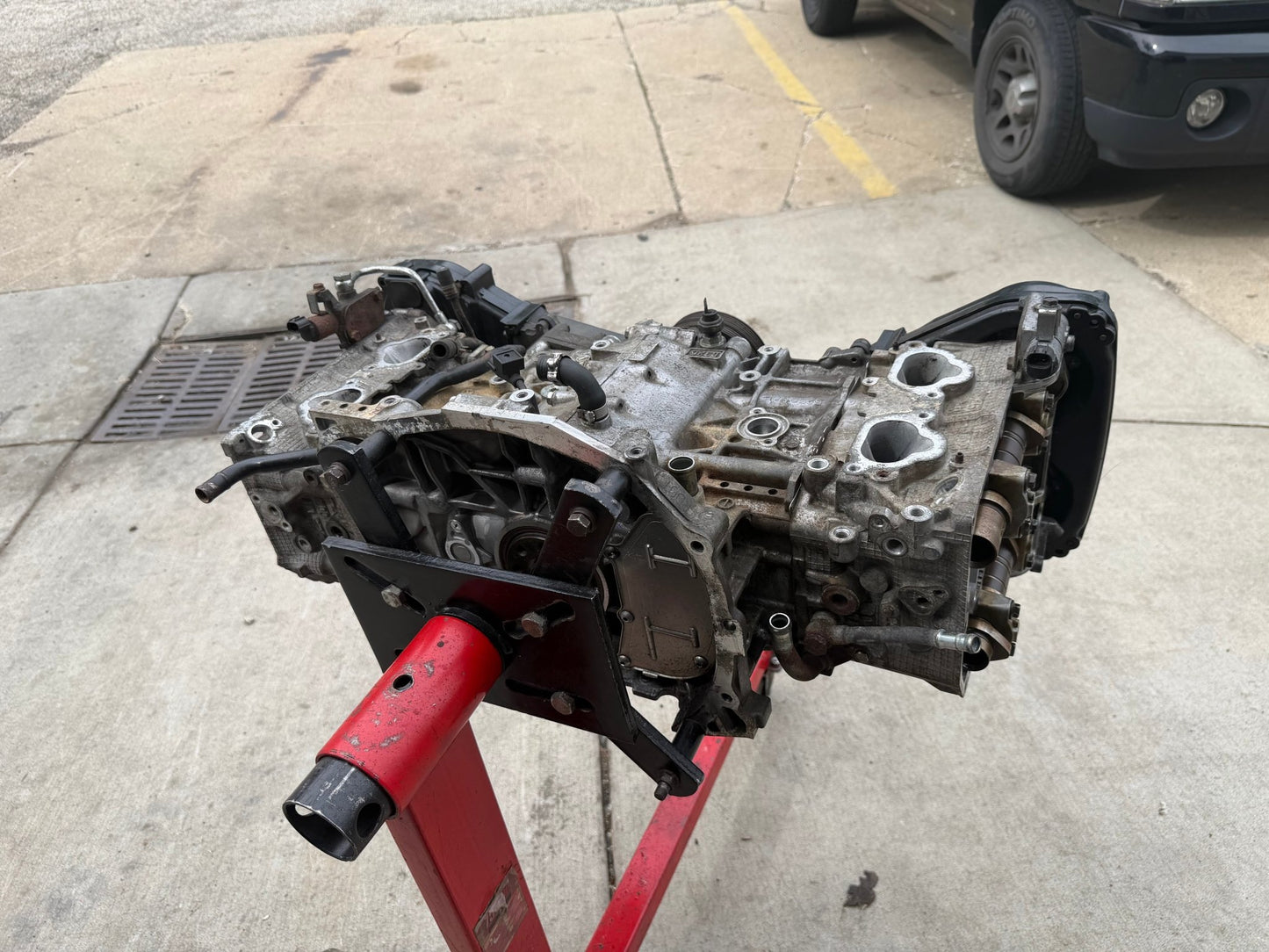 SUBARU used EJ25 EJ255 turbo engine long block longblock boxer motor w/ d25 SAVCS heads ARP studs