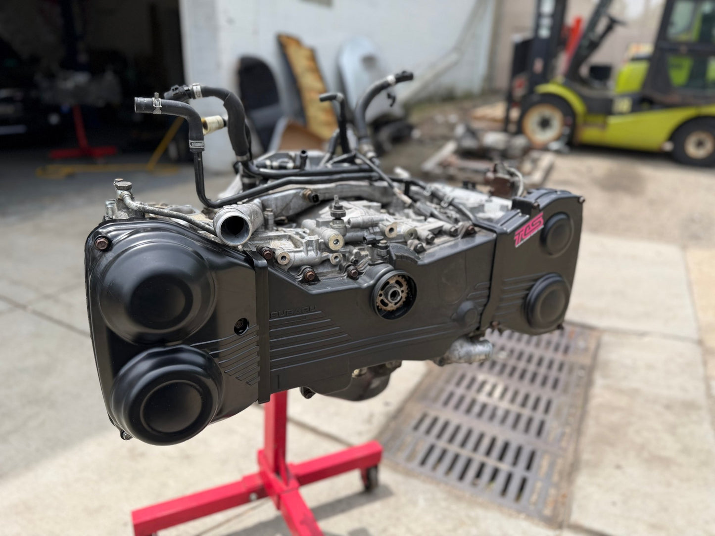 W25 Subaru STi EJ257 boxer engine long block DAVCS 2008-2021 w/ new oem head gaskets & new oem timing belt ARP 11 MM head studs