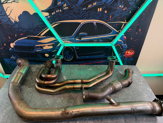 “ blow your shit up for cheap “ DIY rotated turbo kit 2008 - 2021 Subaru STi 08-14 wrx