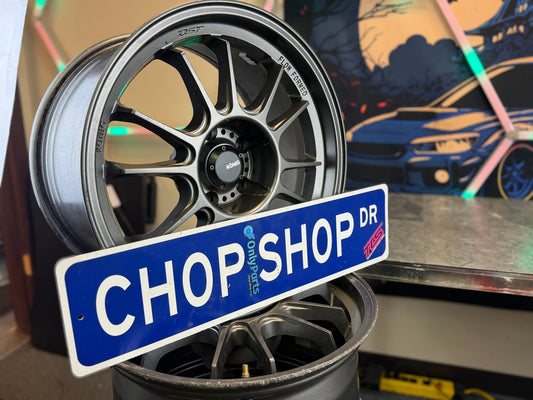 KONIG hypergram wheels SUBARU STi & WRX matte grey 17x9 5x114.3 +25 w/ caps & lug nuts
