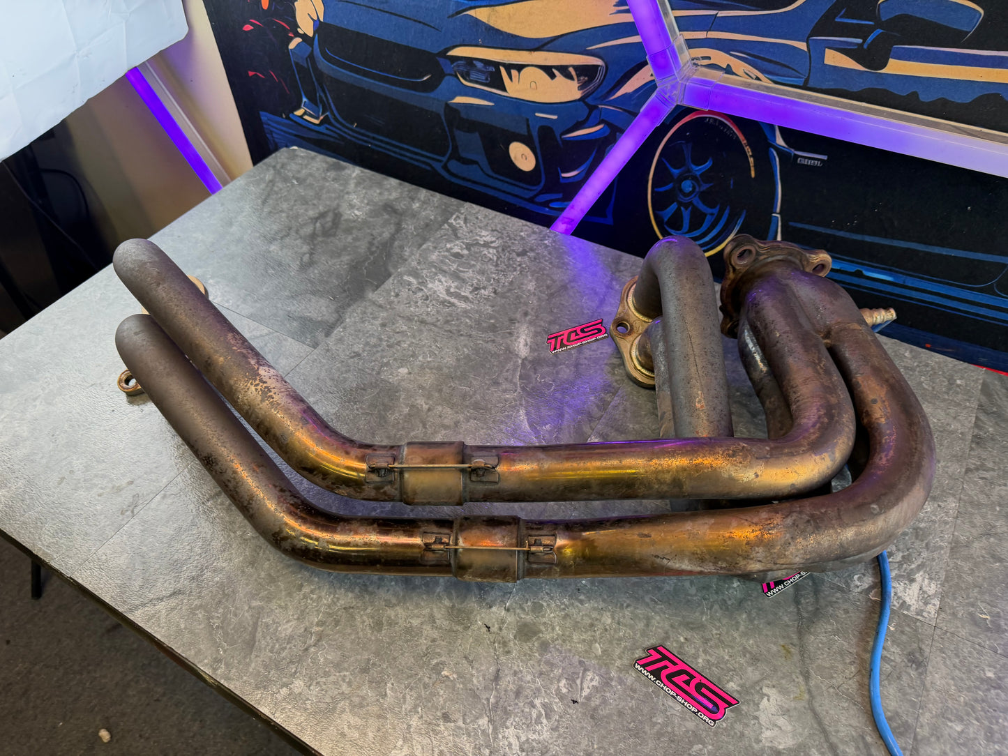 TOMEI UELH unequal length header 3 bolt SUBARU STi & WRX EJ257 EJ255 turbo exhaust manifold
