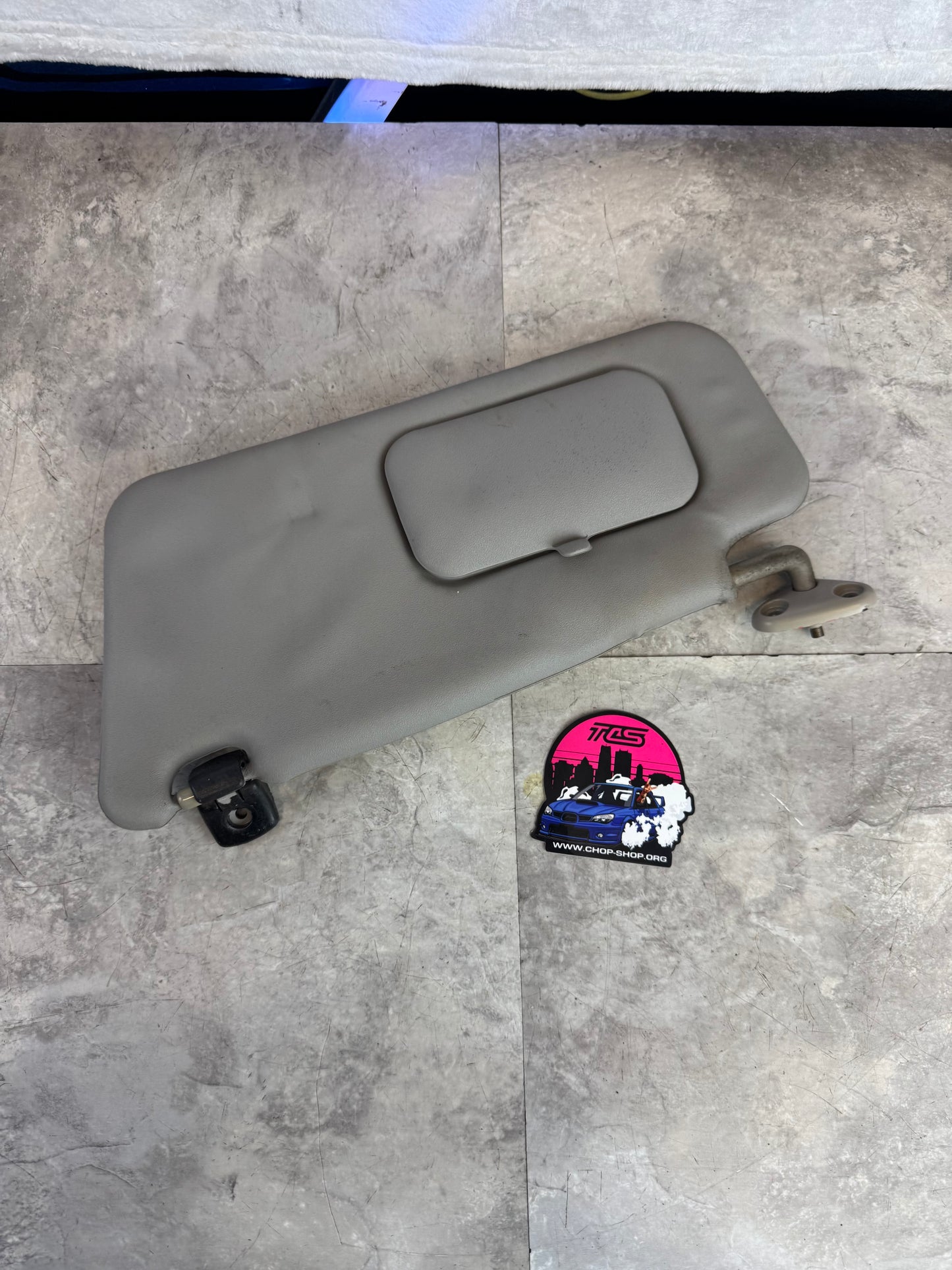 2002-2007 Subaru Impreza WRX STi OEM SUN Visor Shade Driver SIDE LH LHD J3