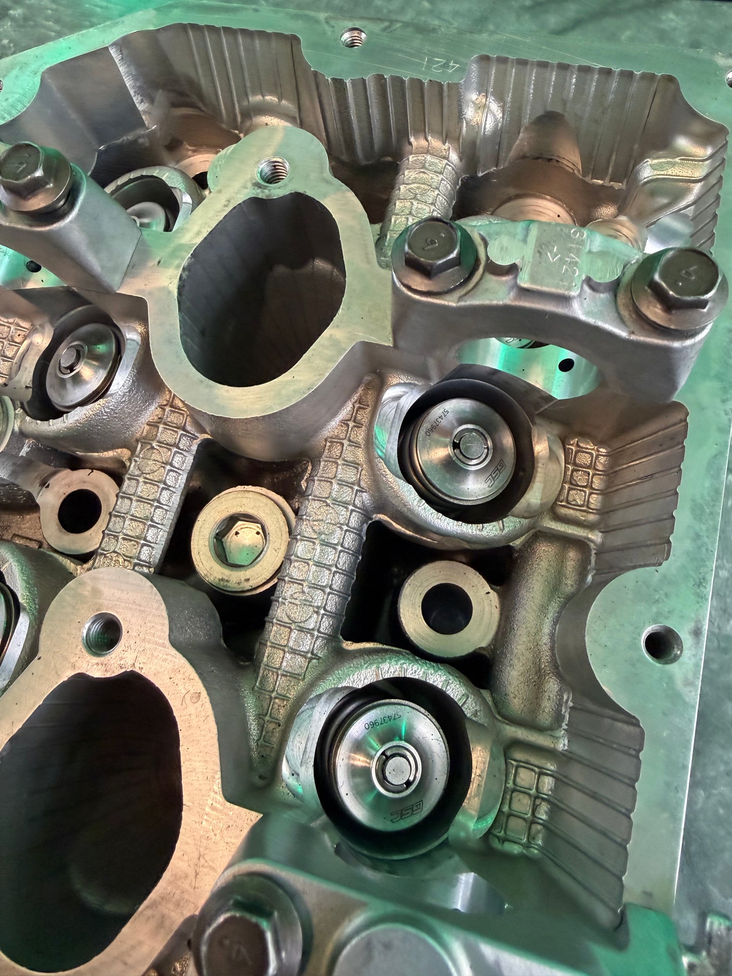 Outfront Motorsports w25 2008-2021 DAVCS dual avcs Subaru STi cylinder heads 1/2 drilled GSC