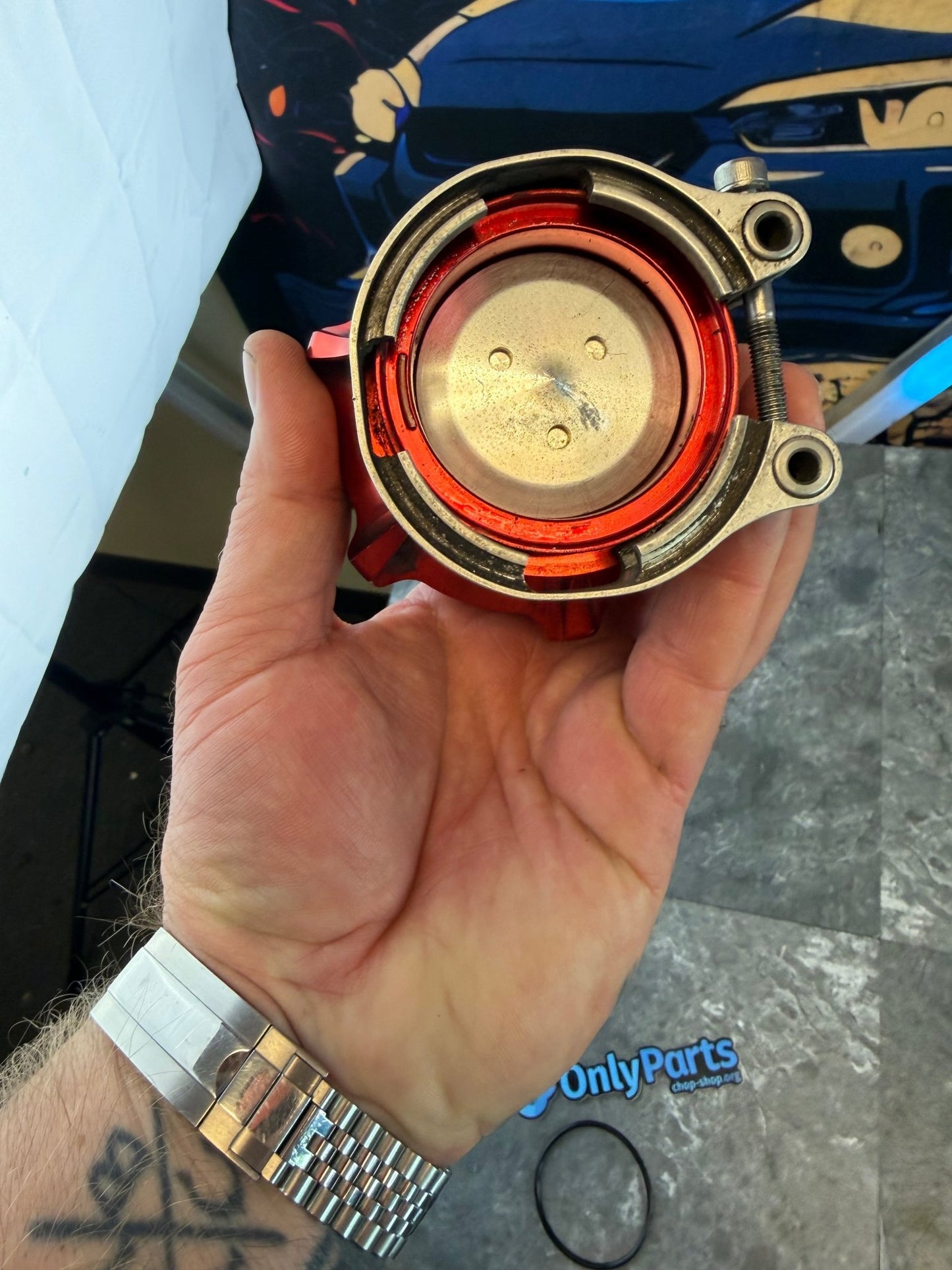 Tial Q Blow Off Valve 50mm Assembly With Clamp VTA v band vent to air
