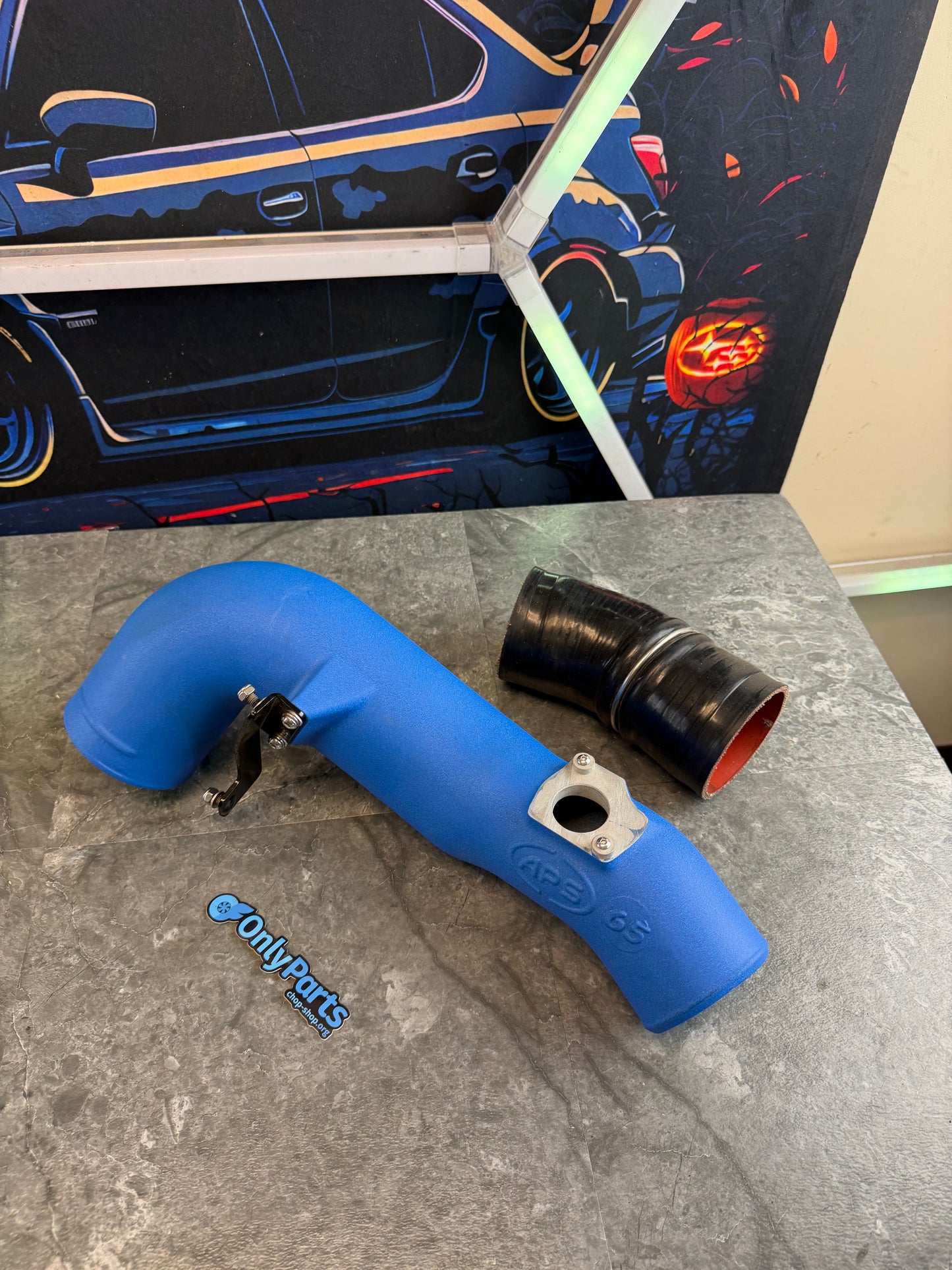APS rare Subaru wrx 2002 - 2007 & STi 2004 - 2007 cold air intake cast aluminum 65 MM