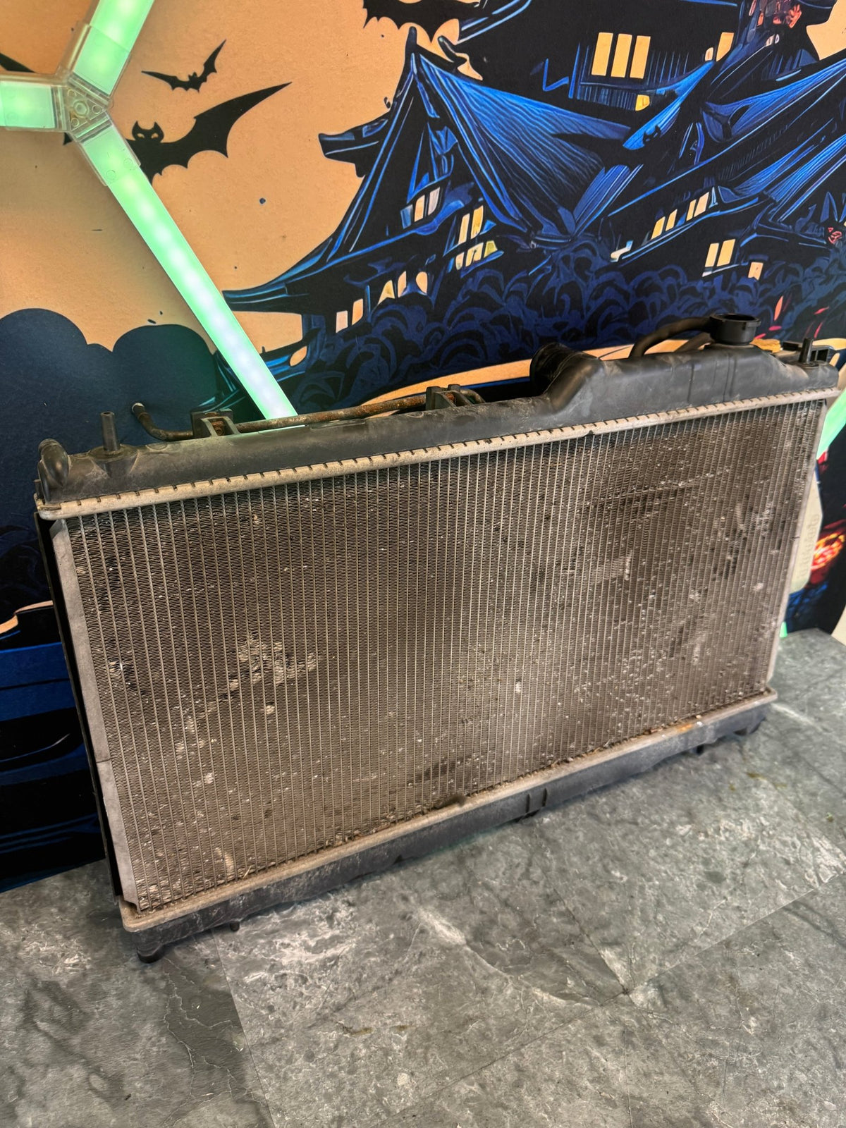 2008-2014 Subaru Impreza WRX STi OE Koyorad Radiator Cooling Assembly With Fans And Shroud
