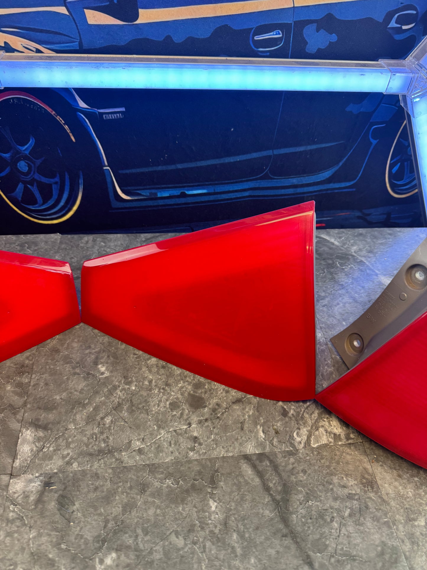 2008-2014 Subaru WRX STi Hatch Wagon Tail Light Assembly Set Custom Sprayed