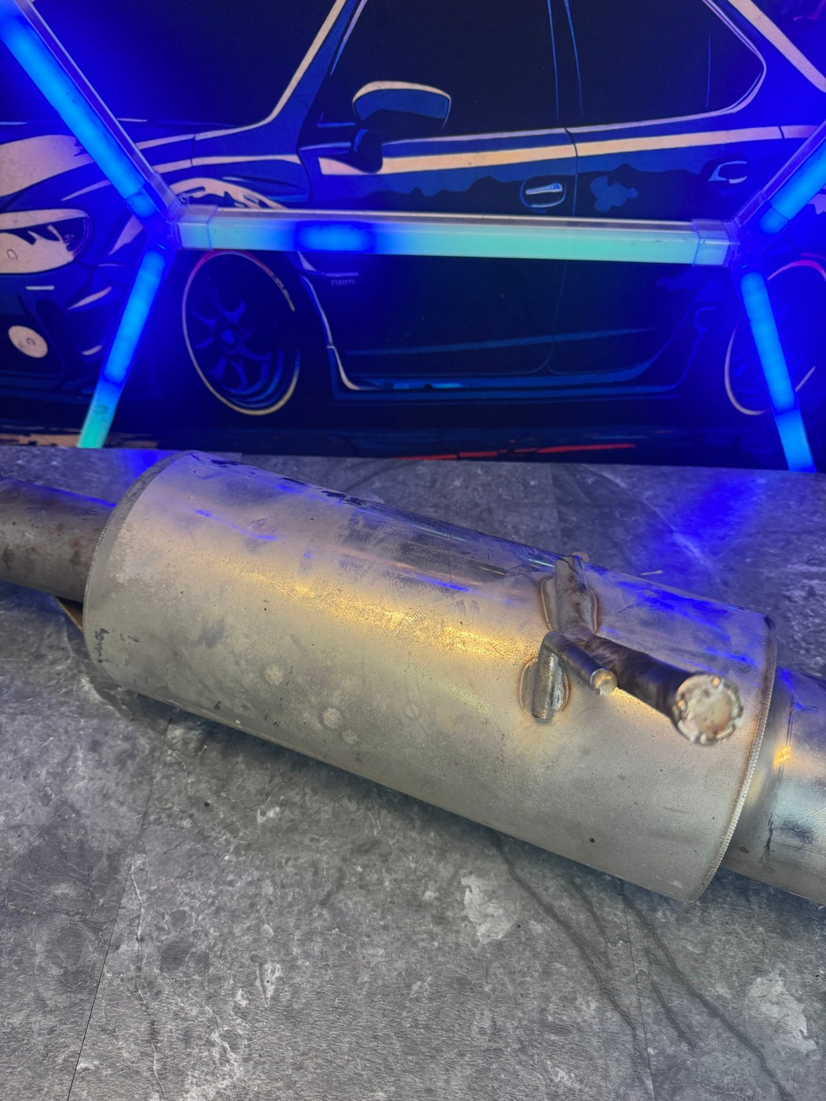 2004-2007 Subaru WRX STi Sedan HKS Hi-Power Axle Back Exhaust Muffler