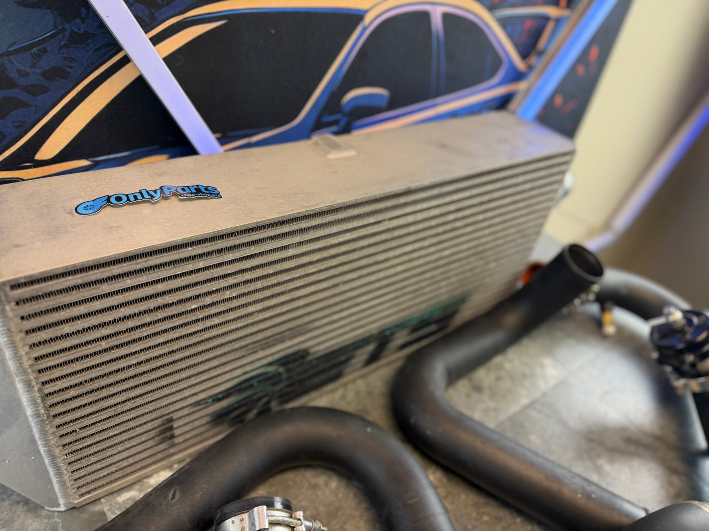ETS FMIC kit 2014-2021 Subaru STi VA front mount intercooler kit ( for rotated turbo / process west street manifold)