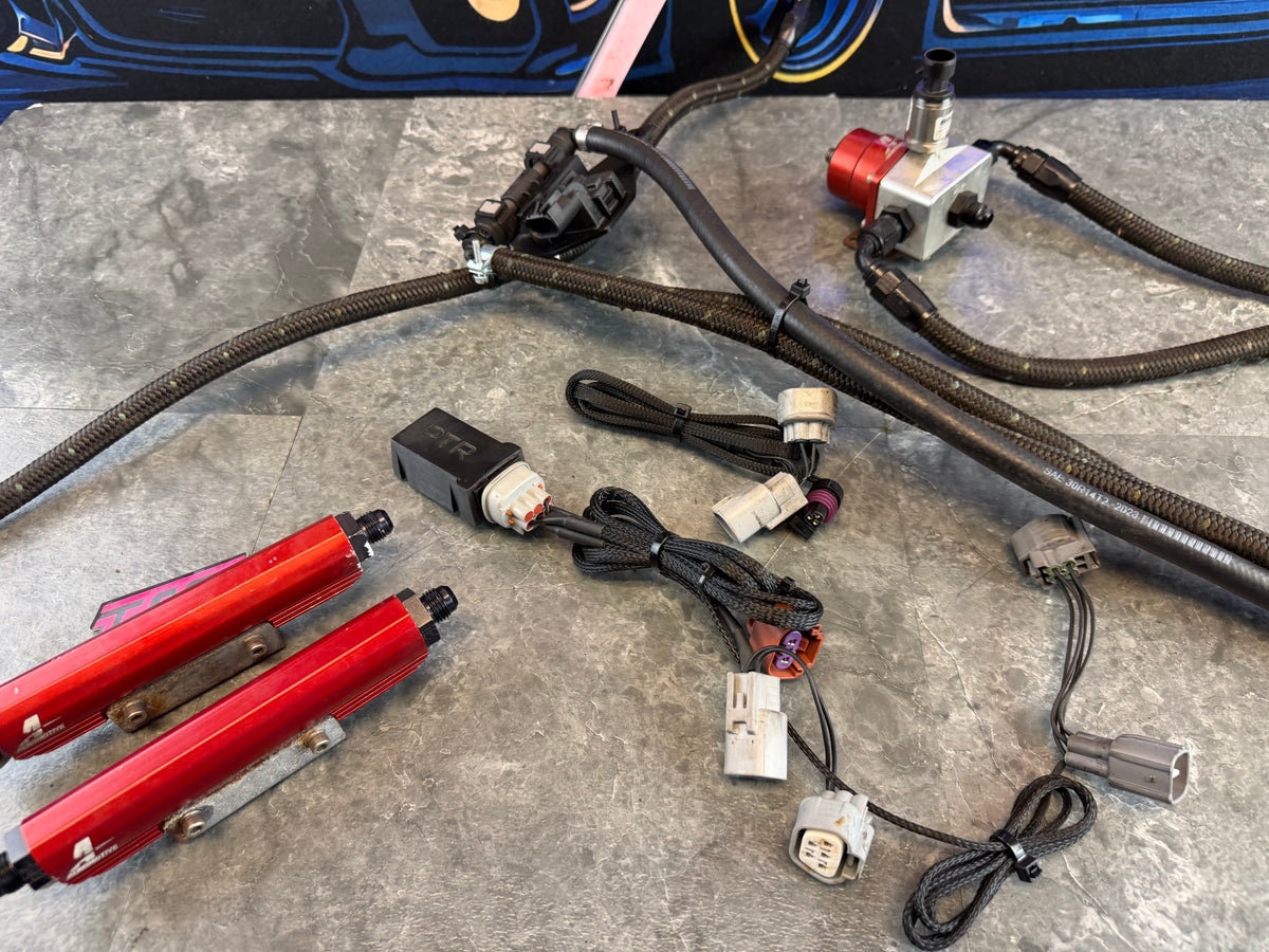 PTR penguin tech racing FLEX FUEL kit 08-21 STi & 08-14 Subaru wrx stage 2 pre greenspeed w/ lines & rails & areomotive FPR